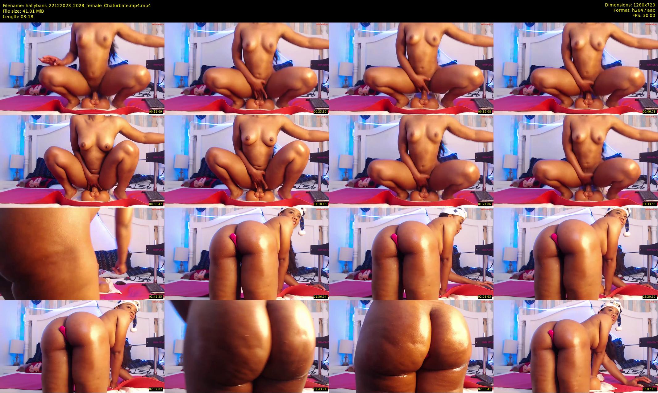 hallybans — 4 minute Chaturbate female cam show recording, 720p, Dec 22, 2023