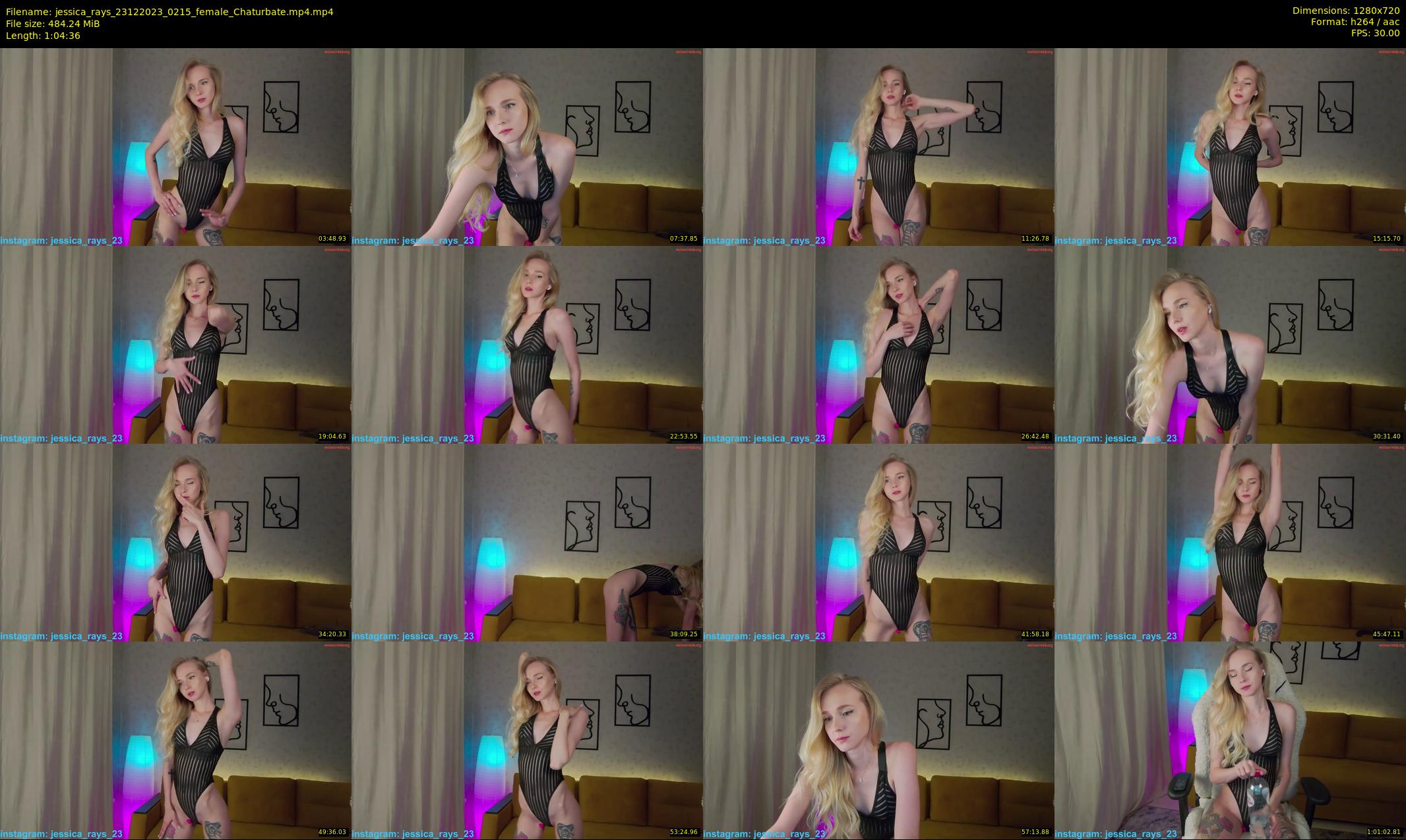 jessica_rays — 65 minute Chaturbate couple cam show recording, 720p, Dec 23, 2023