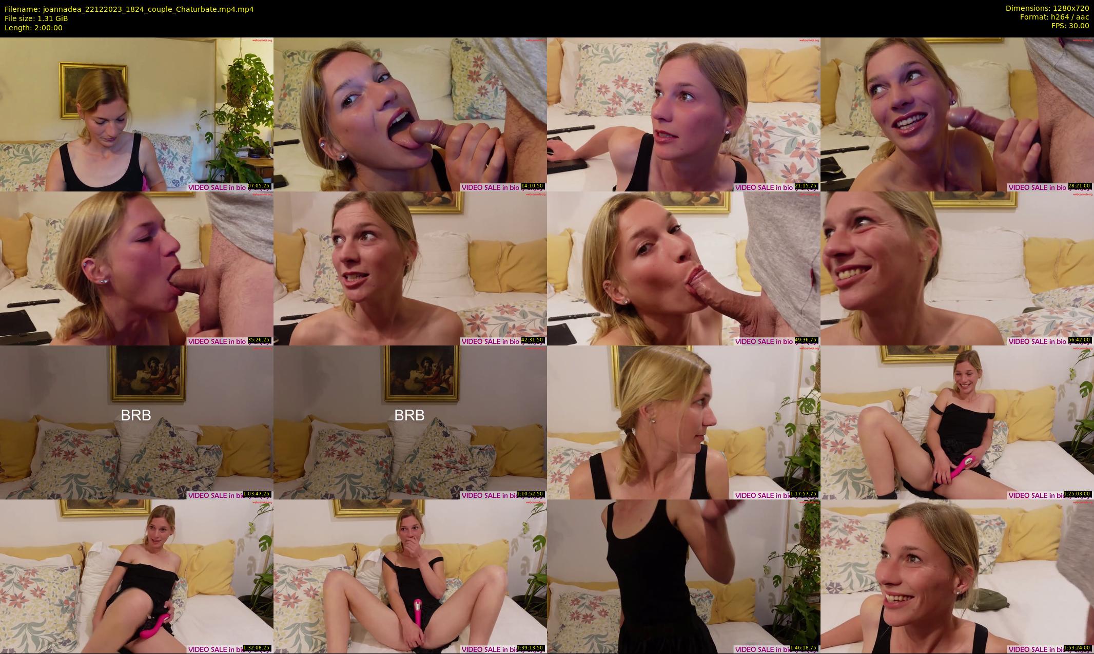 joannadea — 120 minute Chaturbate female cam show recording, 720p, Dec 22, 2023