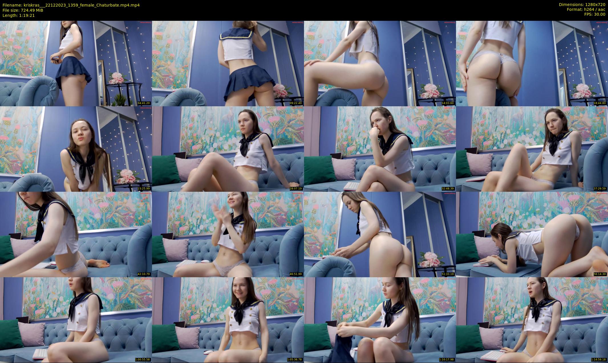 kriskras__ — 80 minute Chaturbate female cam show recording, 720p, Dec 22, 2023