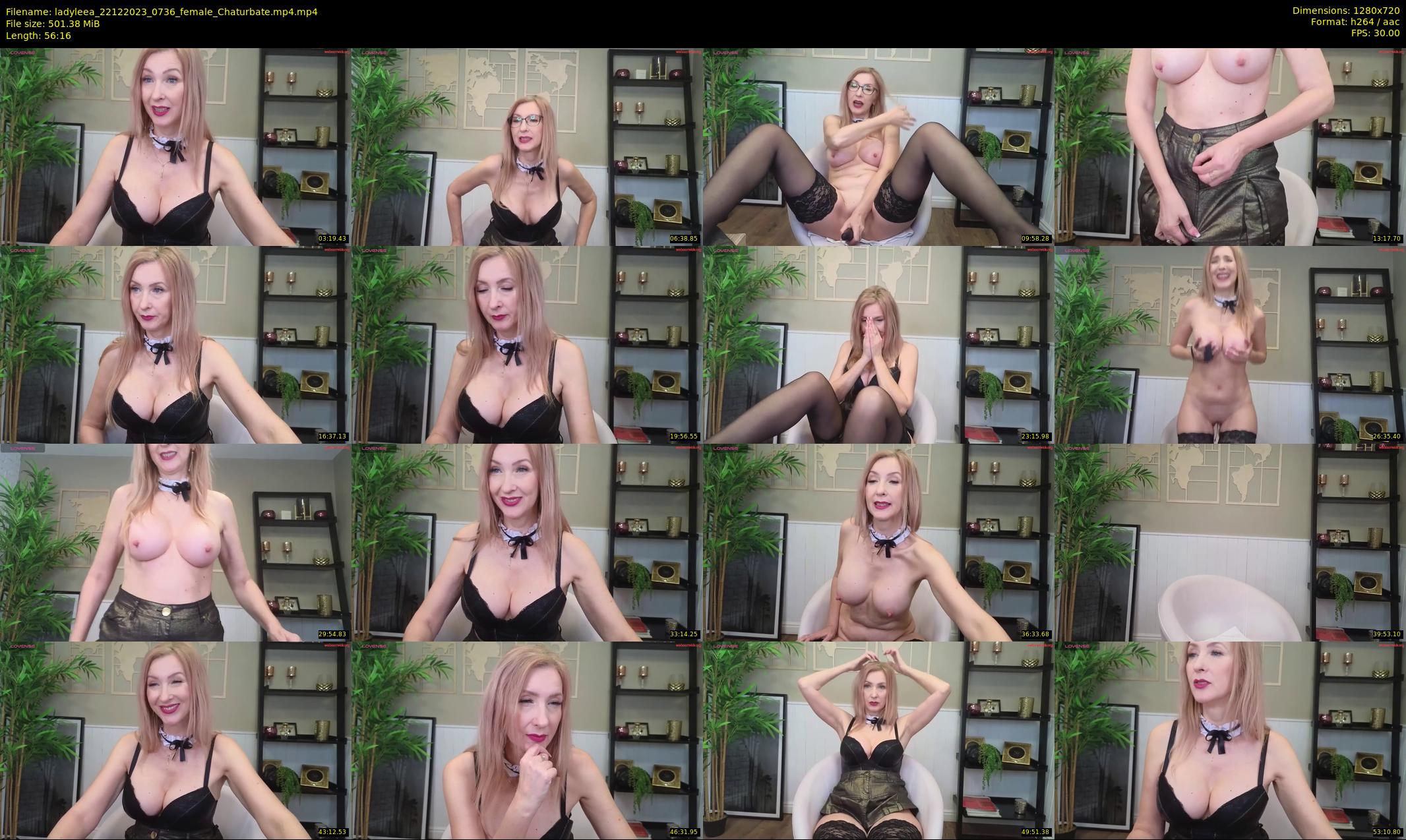ladyleea — 57 minute Chaturbate female cam show recording, 720p, Dec 22, 2023