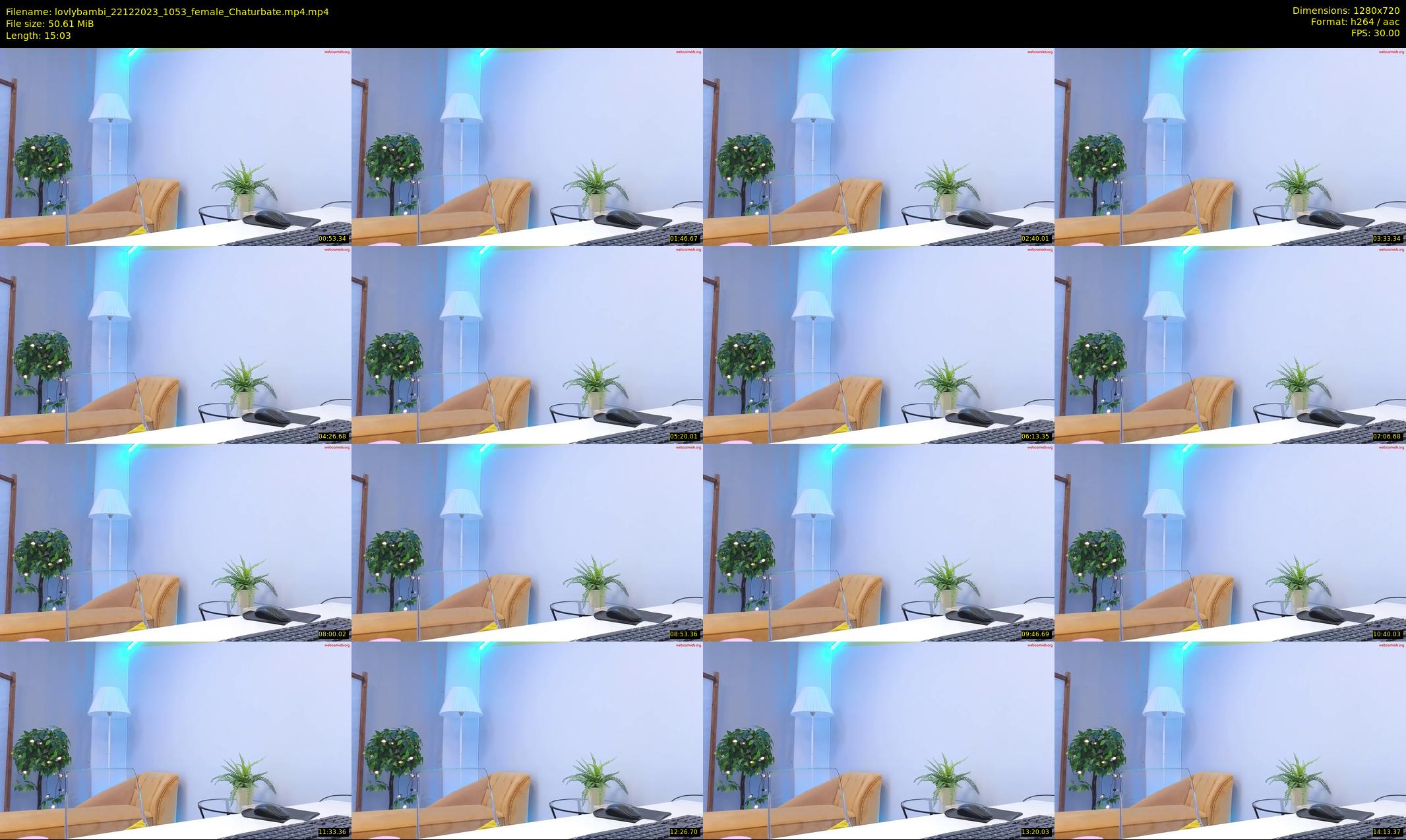 lovlybambi — 16 minute Chaturbate female cam show recording, 720p, Dec 22, 2023