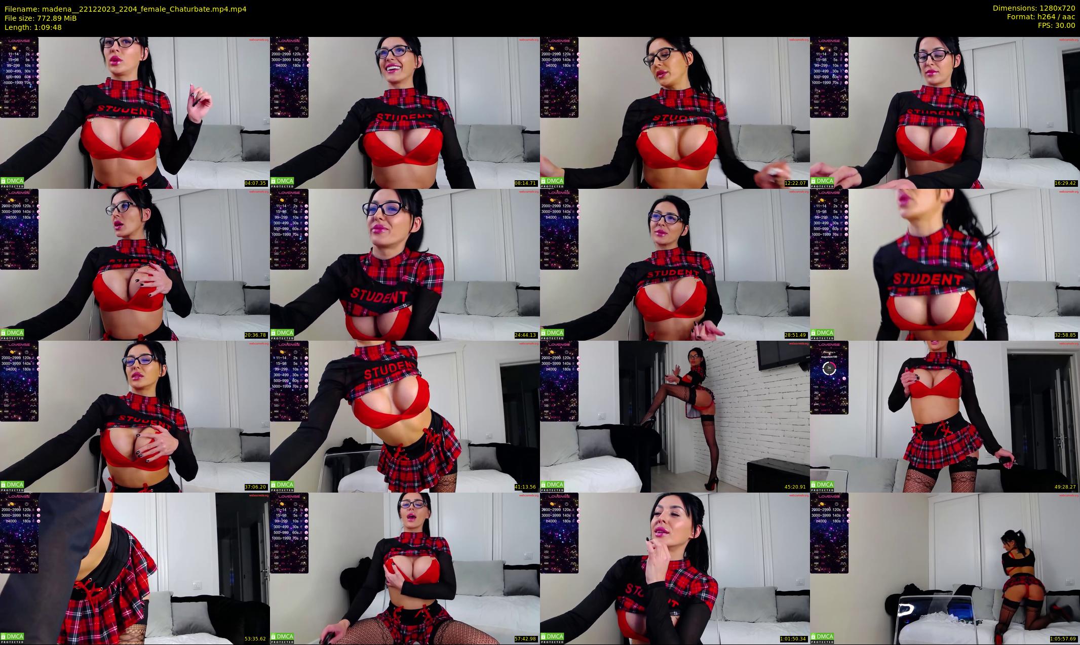 madena_ — 70 minute Chaturbate female cam show recording, 720p, Dec 22, 2023
