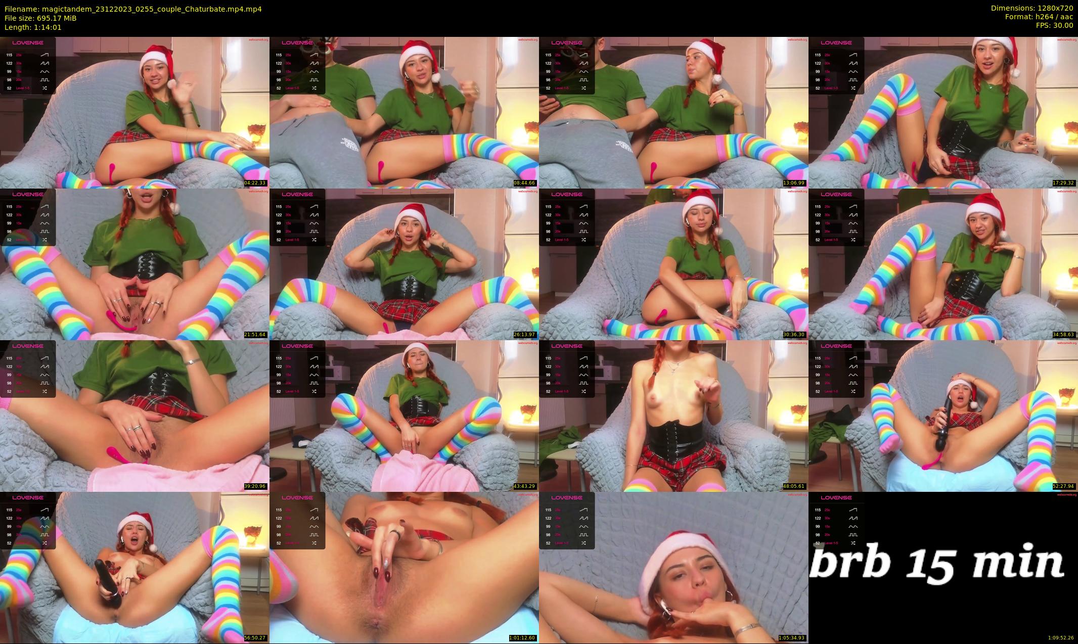 magictandem — 75 minute Chaturbate couple cam show recording, 720p, Dec 23, 2023