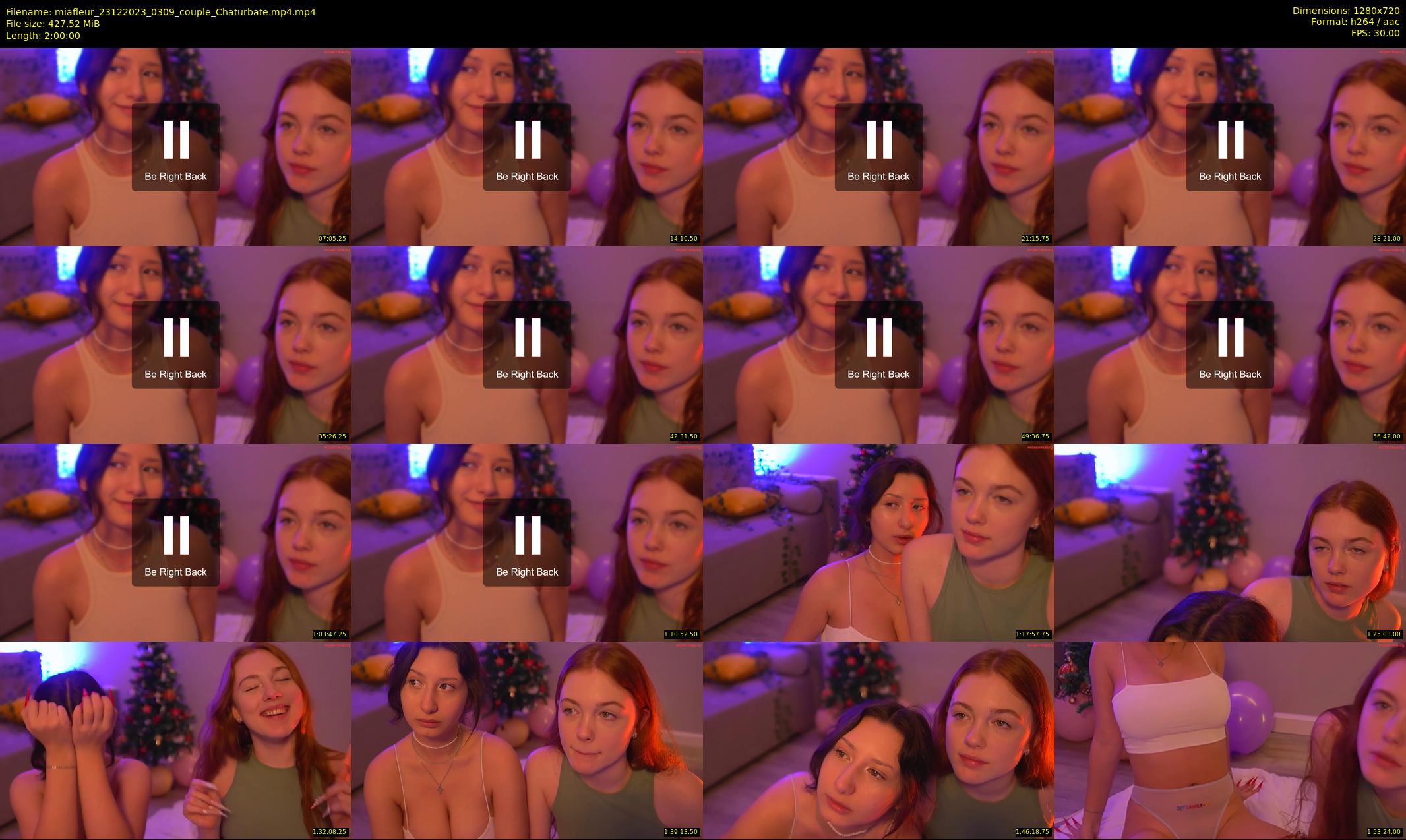miafleur — 120 minute Chaturbate female cam show recording, 720p, Dec 23, 2023
