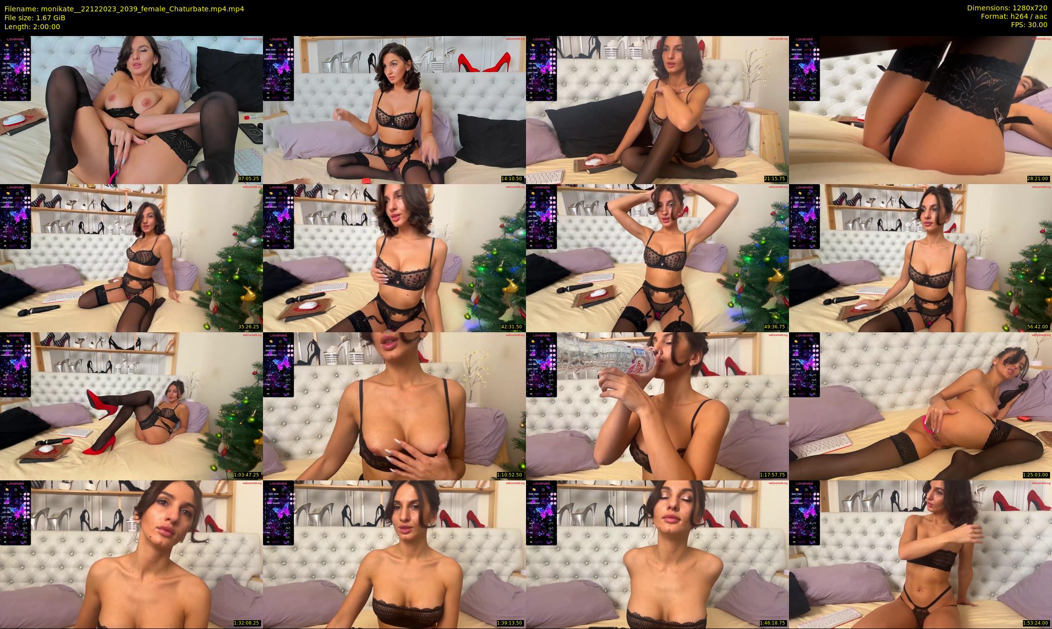 monikate_ — 120 minute Chaturbate couple cam show recording, 720p, Dec 22, 2023