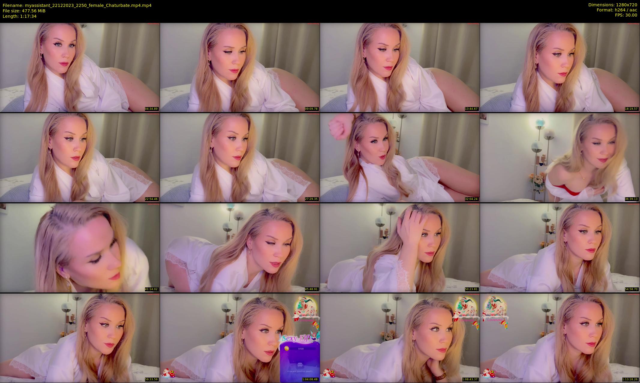 myassistant — 78 minute Chaturbate female cam show recording, 720p, Dec 22, 2023