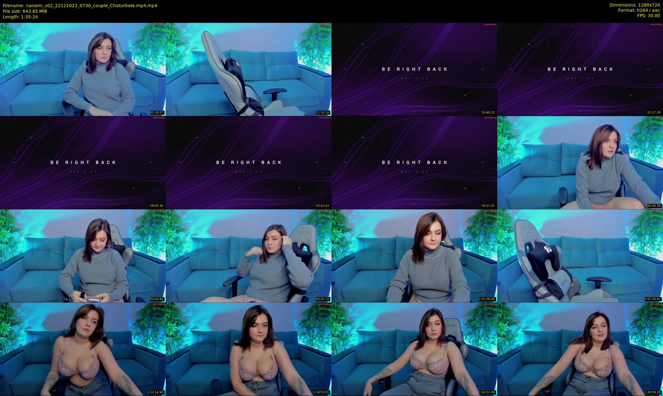 nanami_v02 — 96 minute Chaturbate couple cam show recording, 720p, Dec 22, 2023