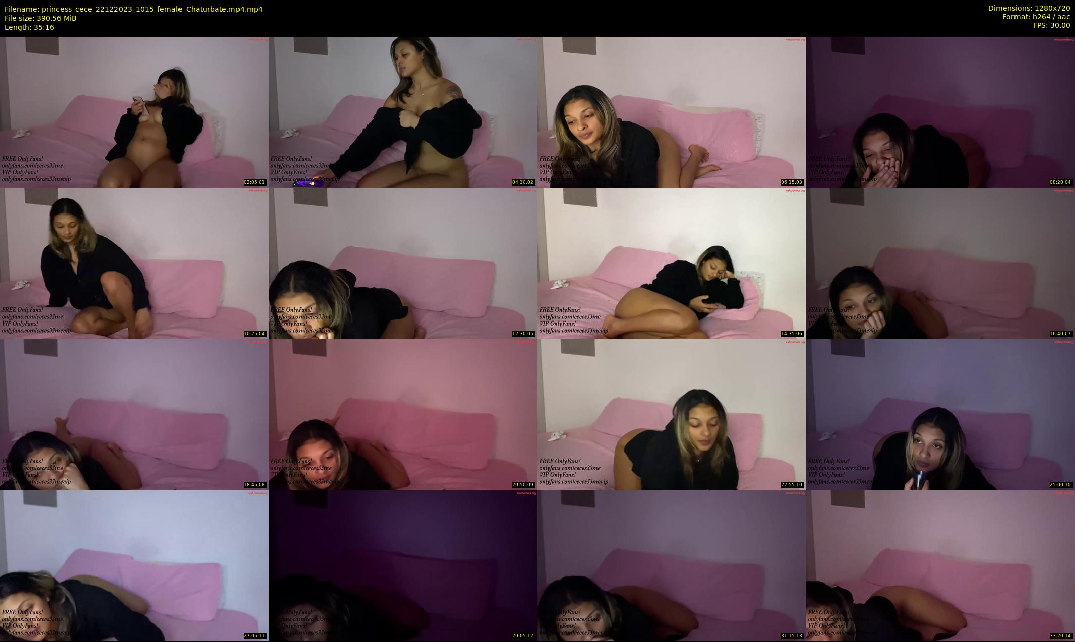 princess_cece — 36 minute Chaturbate female cam show recording, 720p, Dec 22, 2023