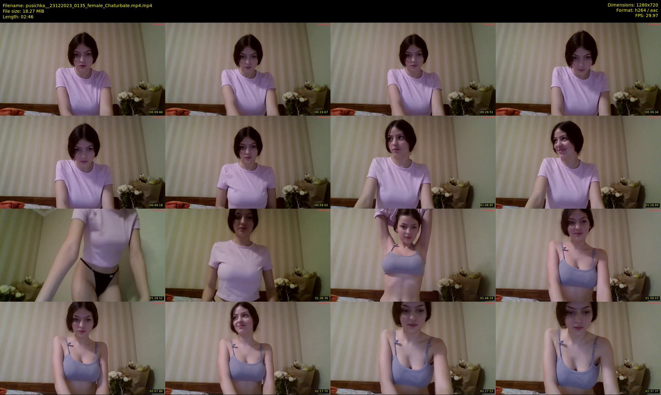 pusichka_ — 3 minute Chaturbate female cam show recording, 720p, Dec 23, 2023