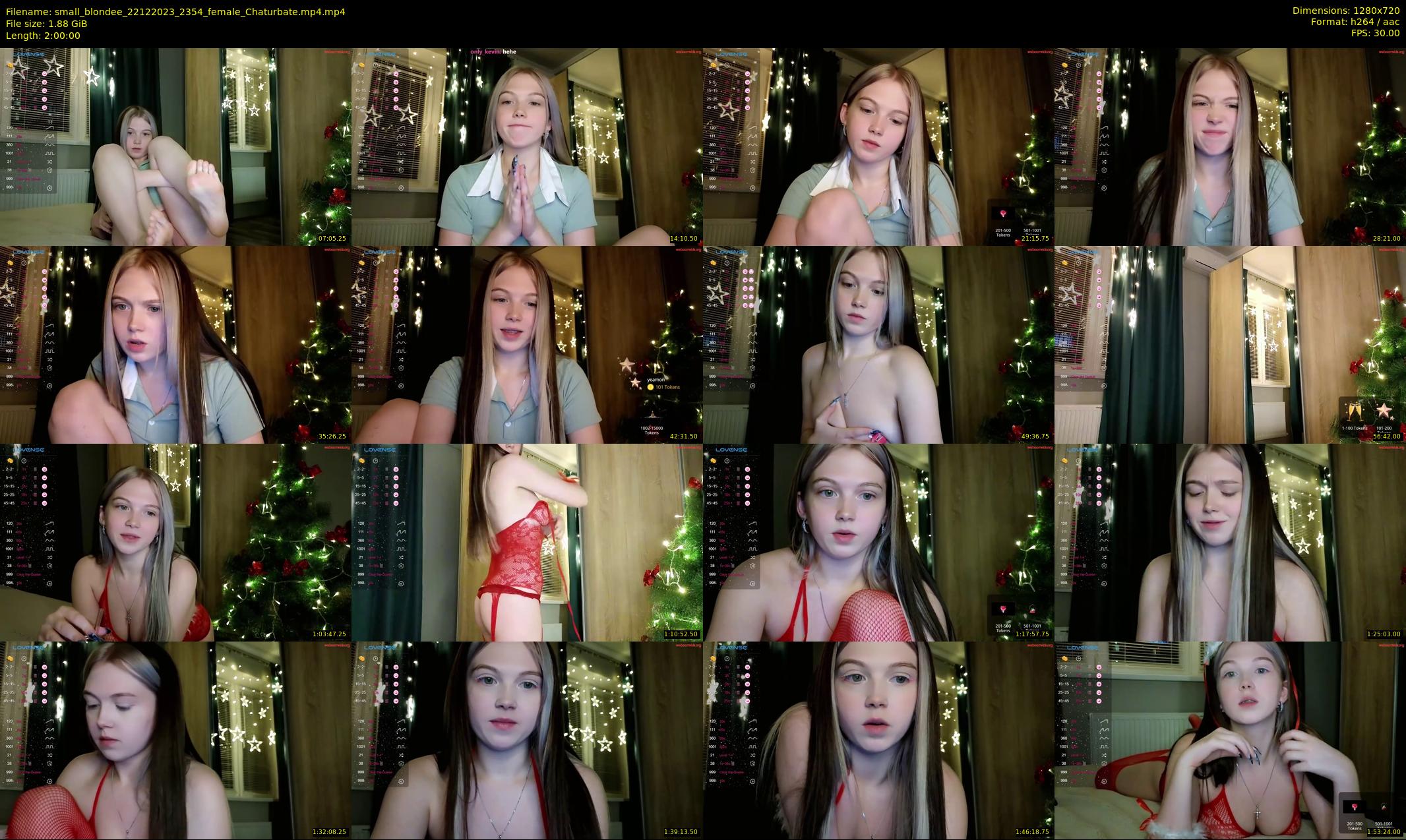small_blondee — 120 minute Chaturbate female cam show recording, 720p, Dec 22, 2023