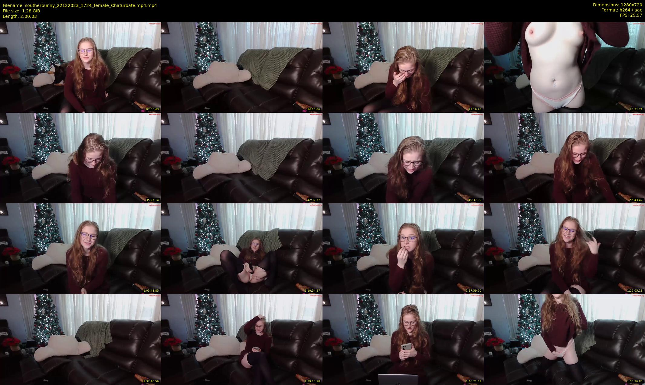southerbunny — 121 minute Chaturbate female cam show recording, 720p, Dec 22, 2023