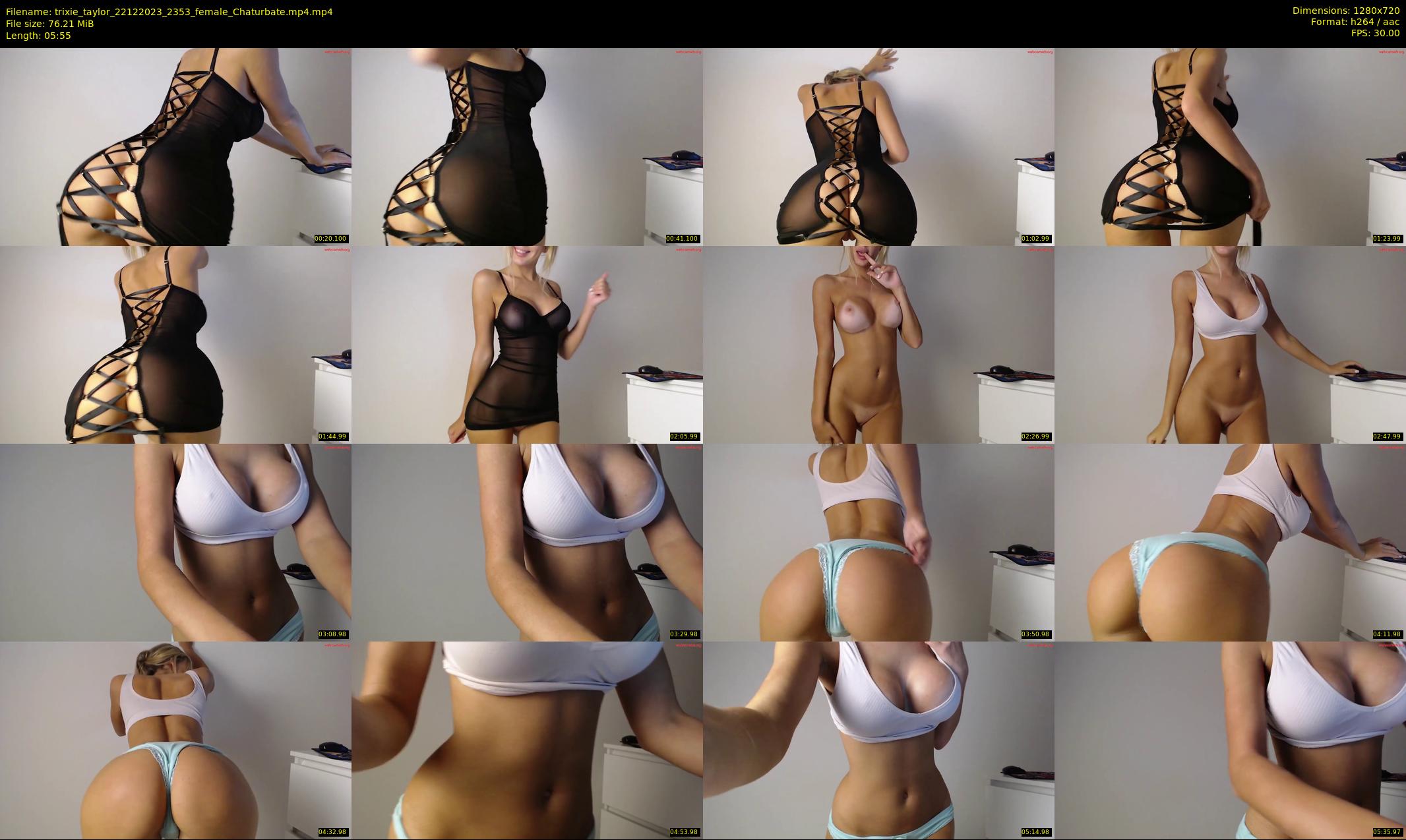 trixie_taylor — 6 minute Chaturbate female cam show recording, 720p, Dec 22, 2023