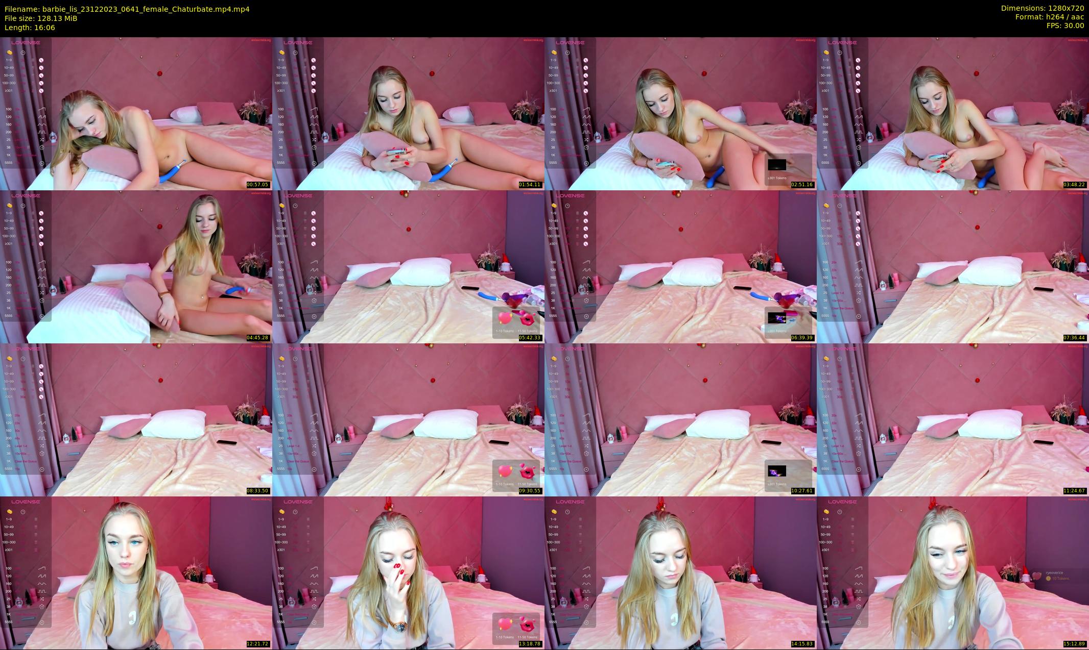 barbie_lis — 17 minute Chaturbate female cam show recording, 720p, Dec 23, 2023