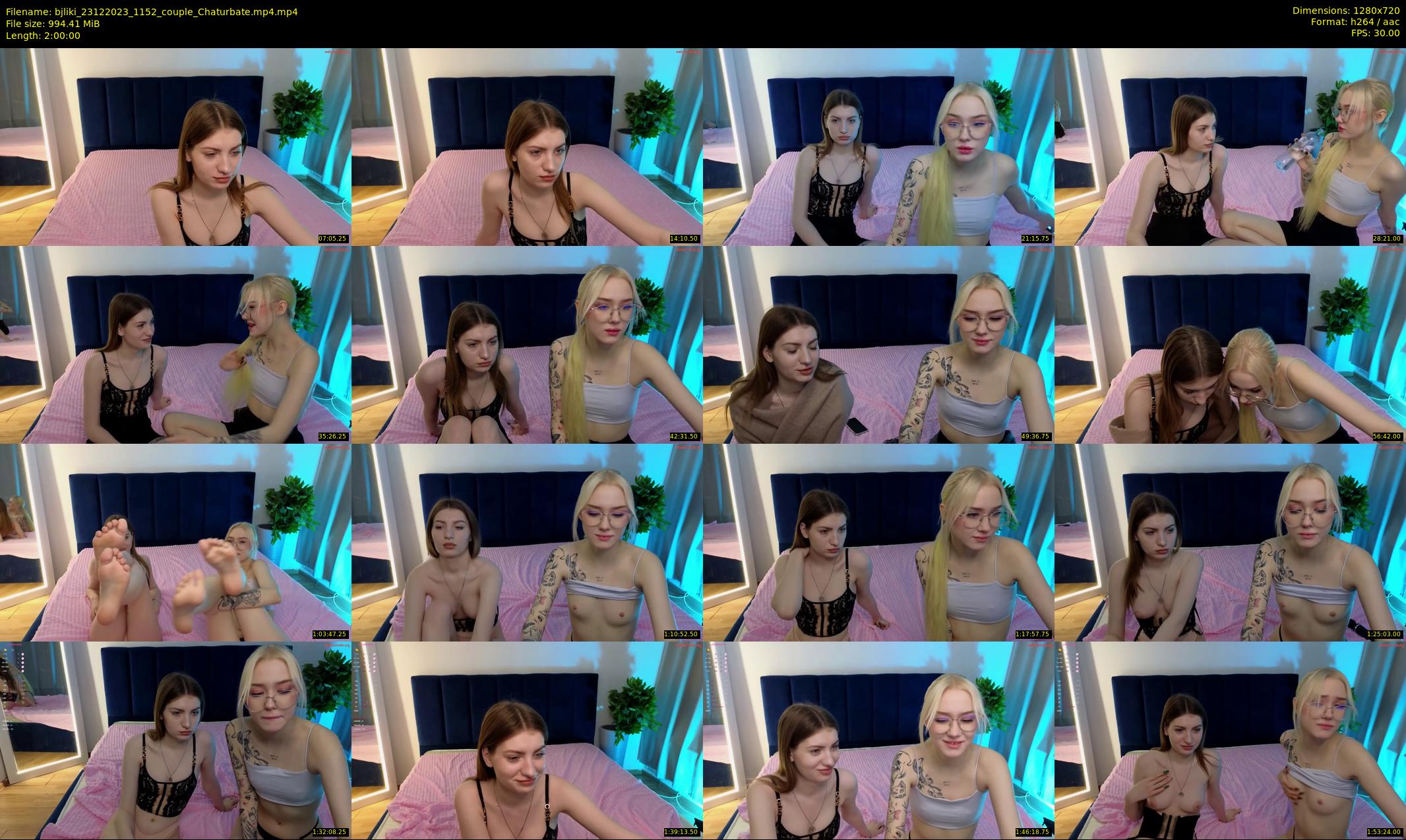 bjliki — 120 minute Chaturbate couple cam show recording, 720p, Dec 23, 2023