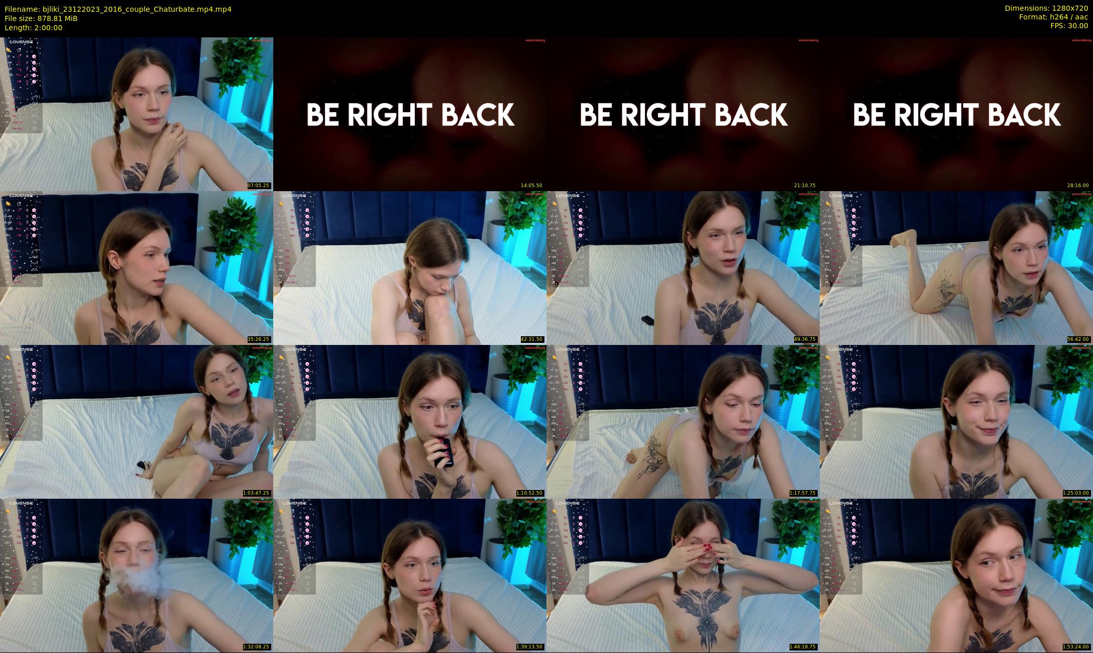 bjliki — 120 minute Chaturbate couple cam show recording, 720p, Dec 23, 2023
