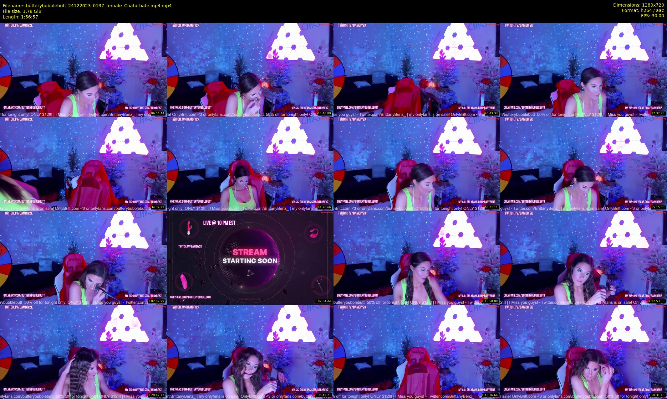 butterybubblebutt — 117 minute Chaturbate couple cam show recording, 720p, Dec 24, 2023