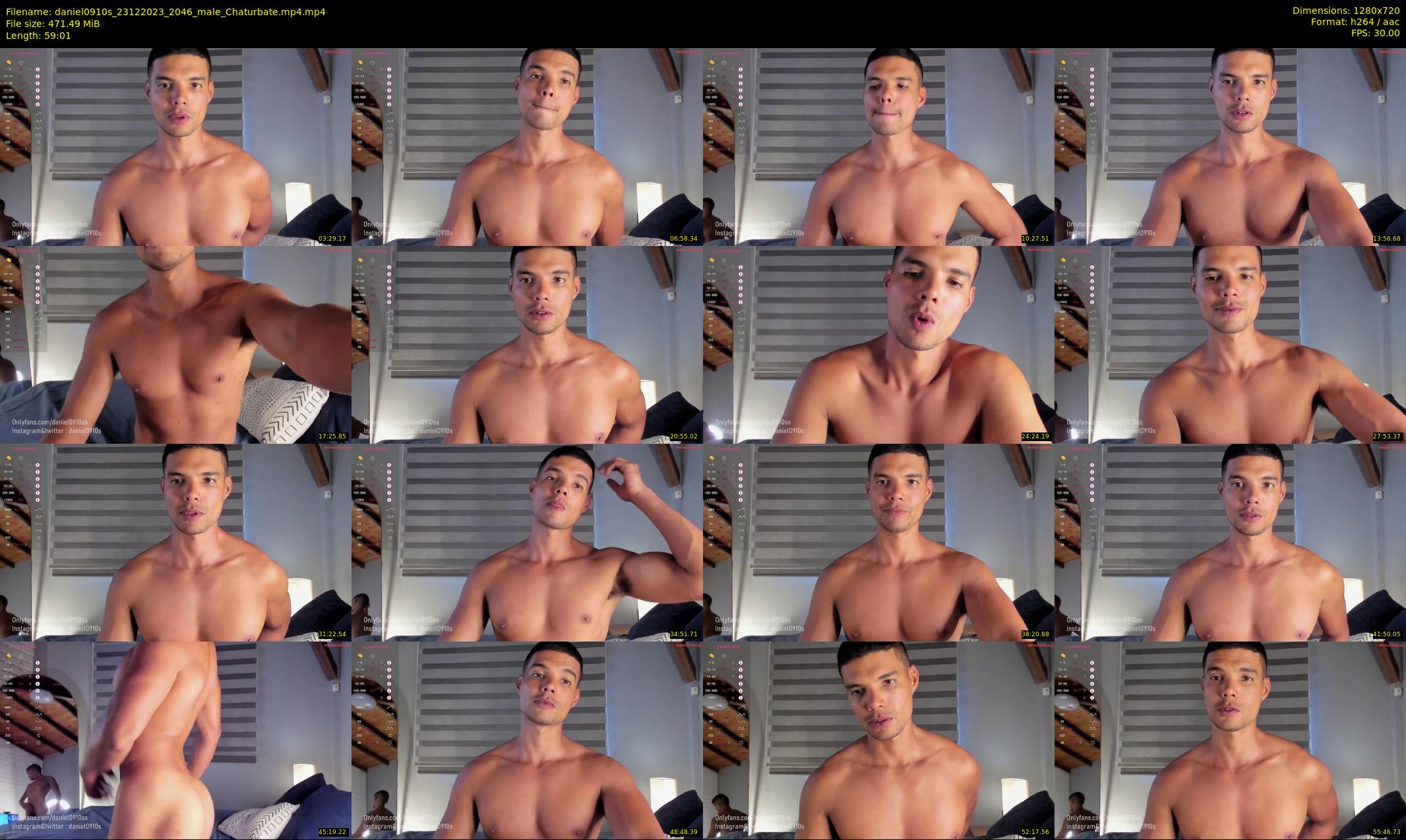 daniel0910s — 60 minute Chaturbate male cam show recording, 720p, Dec 23, 2023