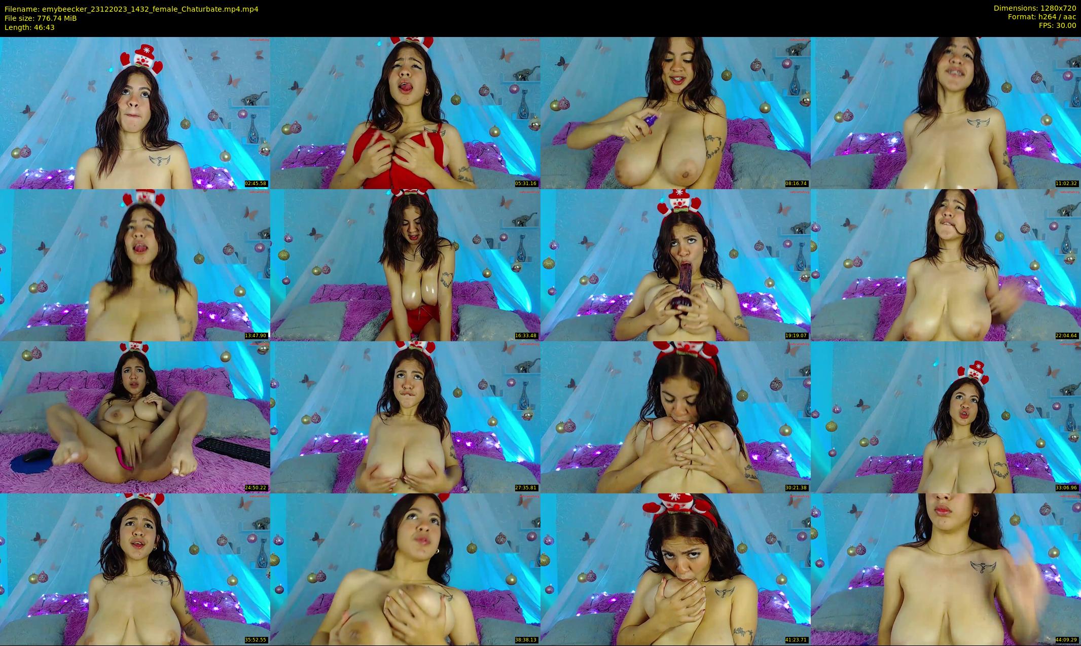 emybeecker — 47 minute Chaturbate female cam show recording, 720p, Dec 23, 2023