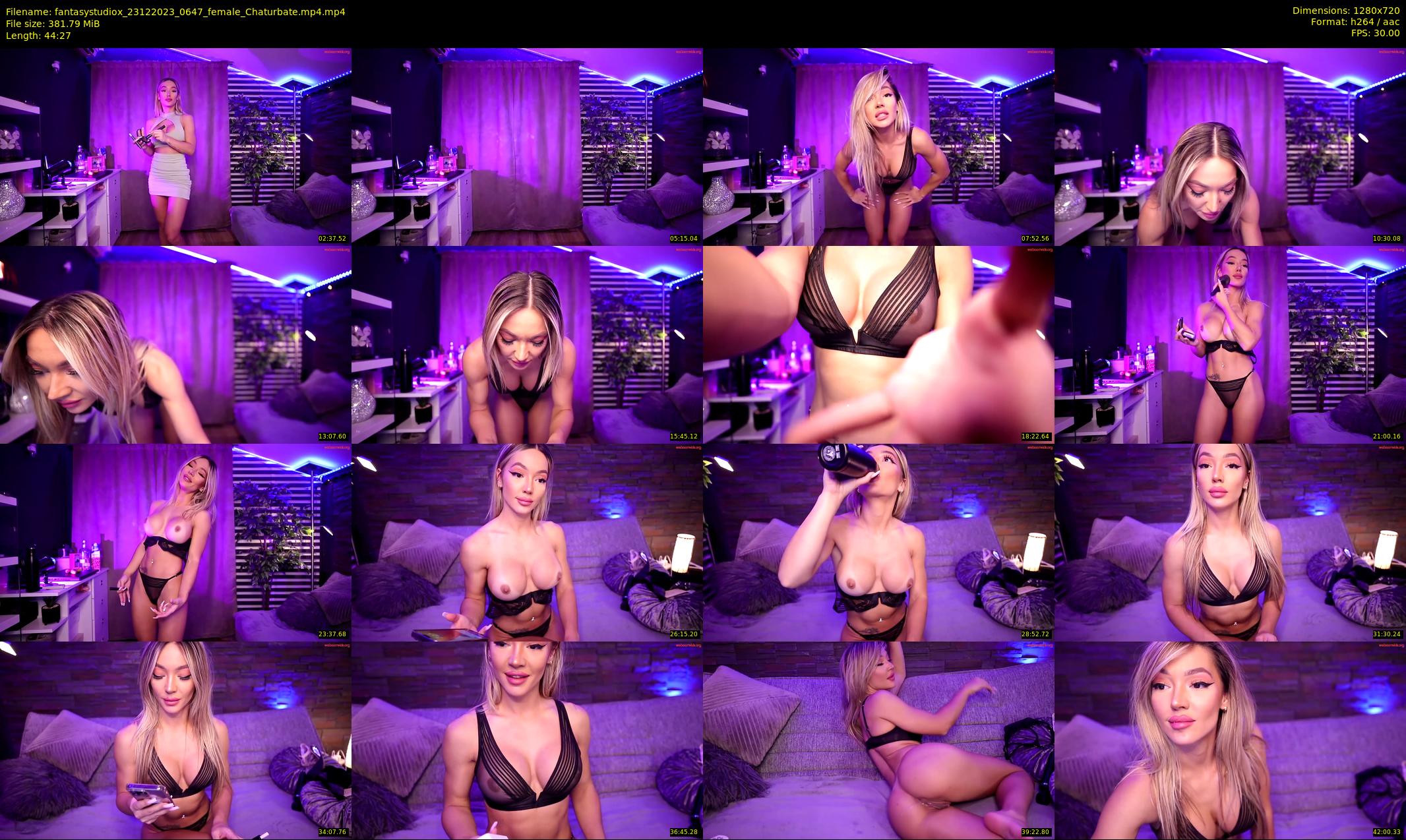 fantasystudiox — 45 minute Chaturbate female cam show recording, 720p, Dec 23, 2023