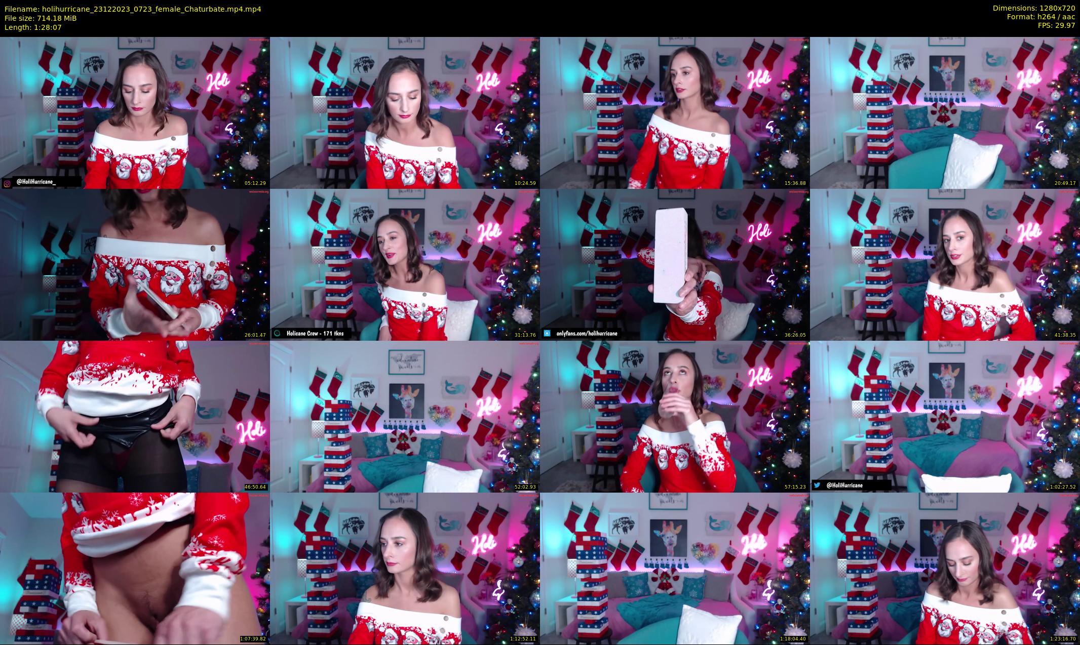 holihurricane — 89 minute Chaturbate female cam show recording, 720p, Dec 23, 2023