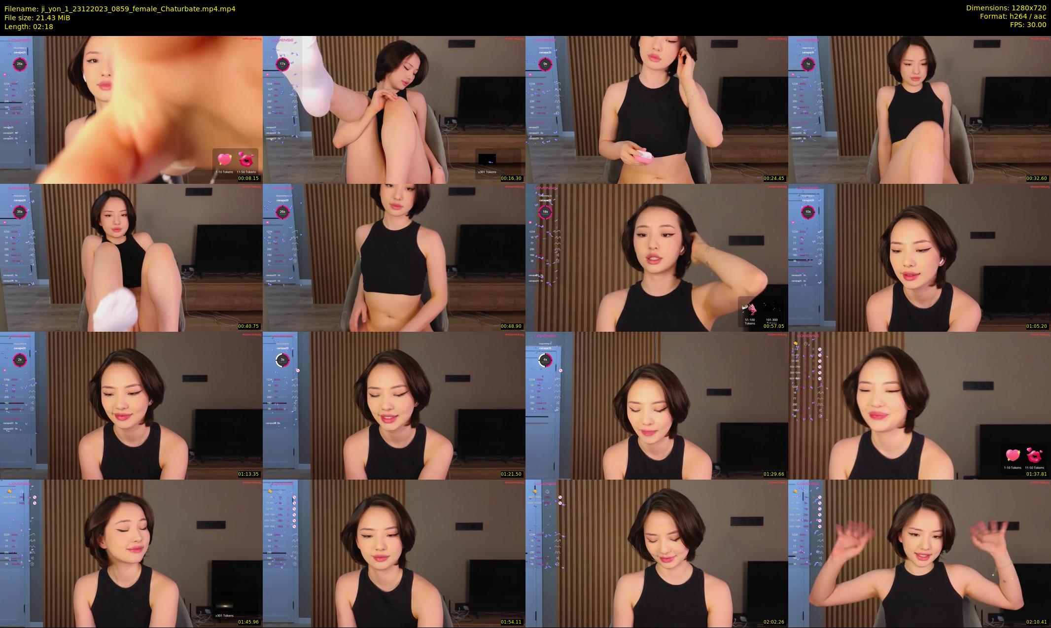 ji_yon_1 — 3 minute Chaturbate female cam show recording, 720p, Dec 23, 2023