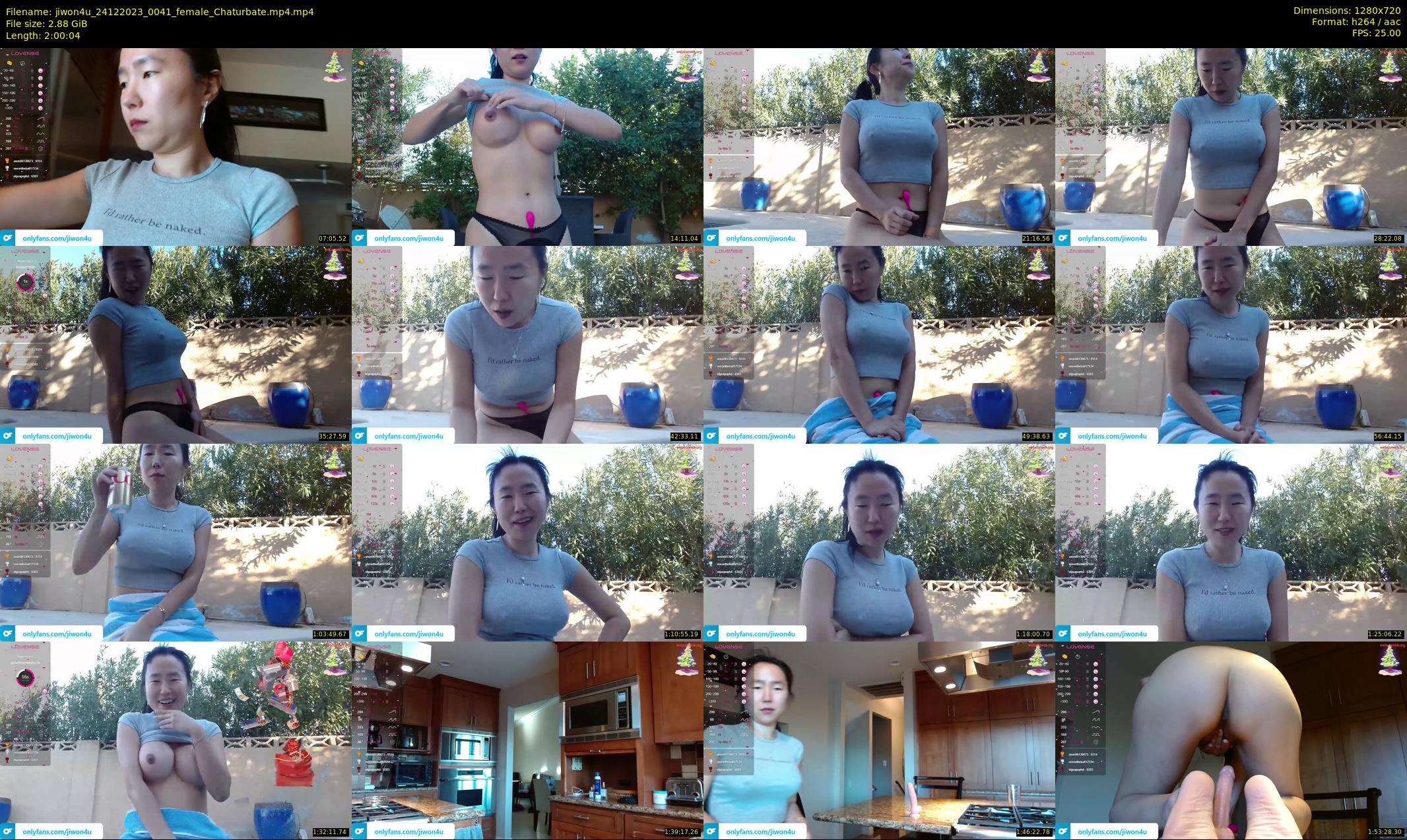 jiwon4u — 121 minute Chaturbate female cam show recording, 720p, Dec 24, 2023