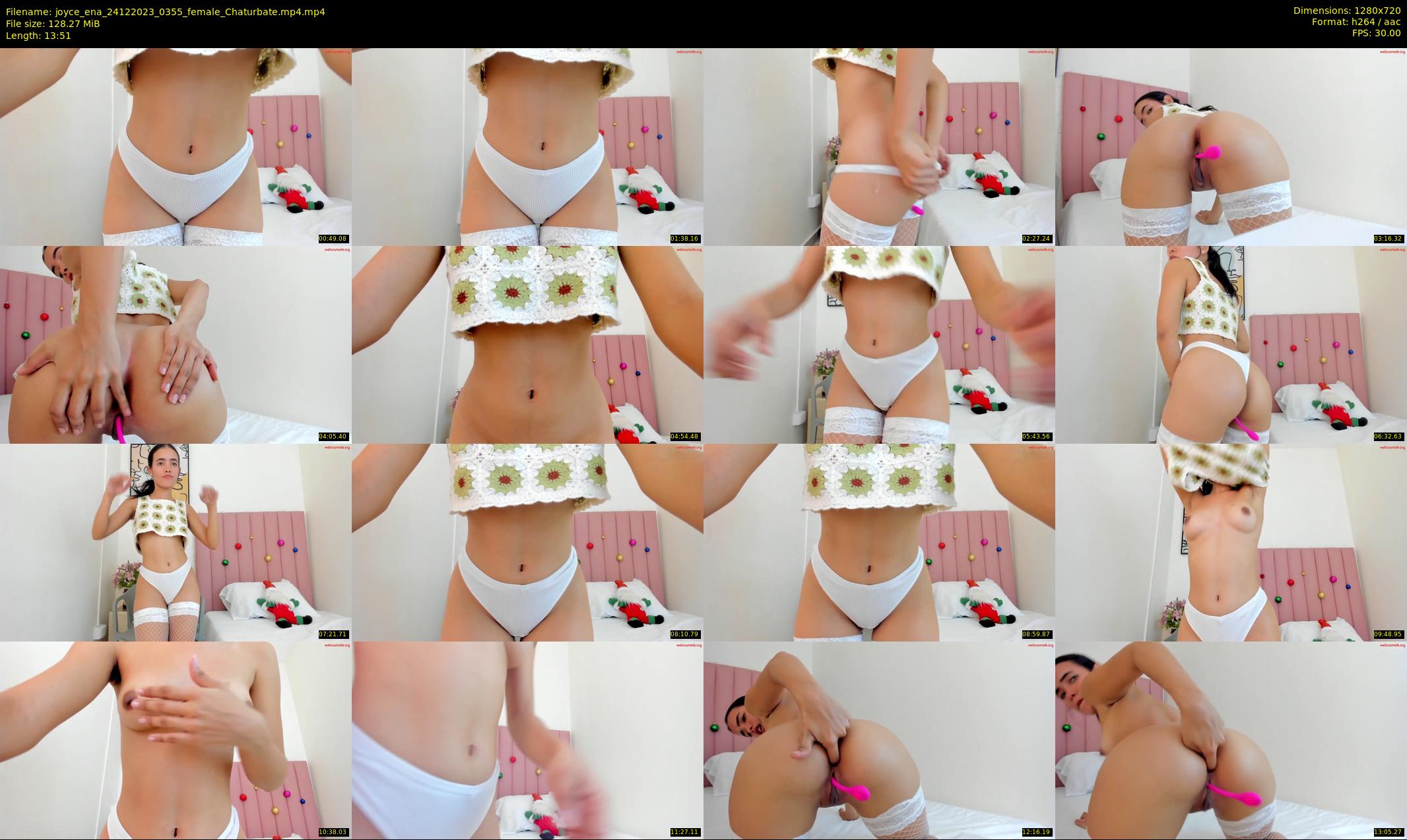 joyce_ena — 14 minute Chaturbate female cam show recording, 720p, Dec 24, 2023