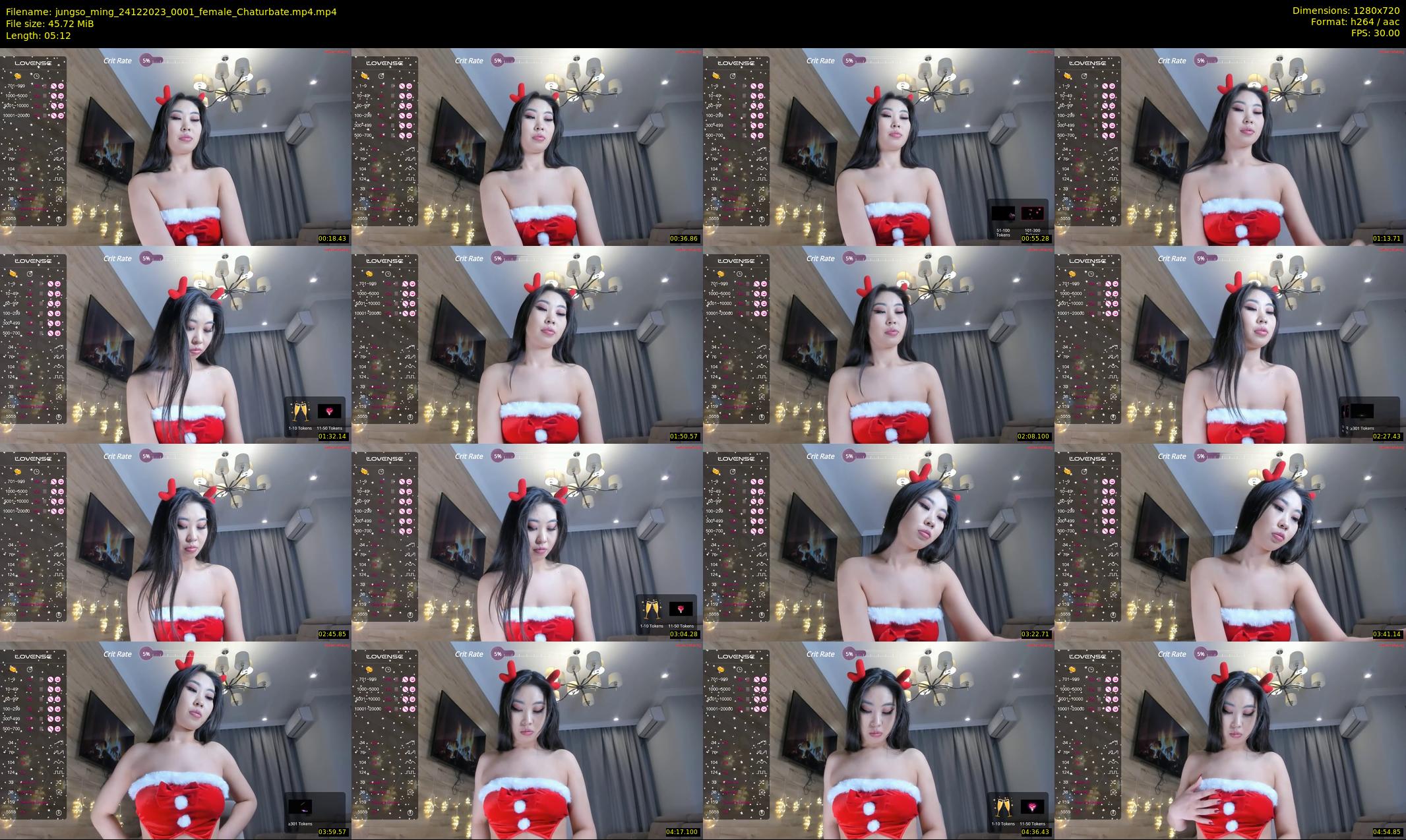 jungso_ming — 6 minute Chaturbate female cam show recording, 720p, Dec 24, 2023