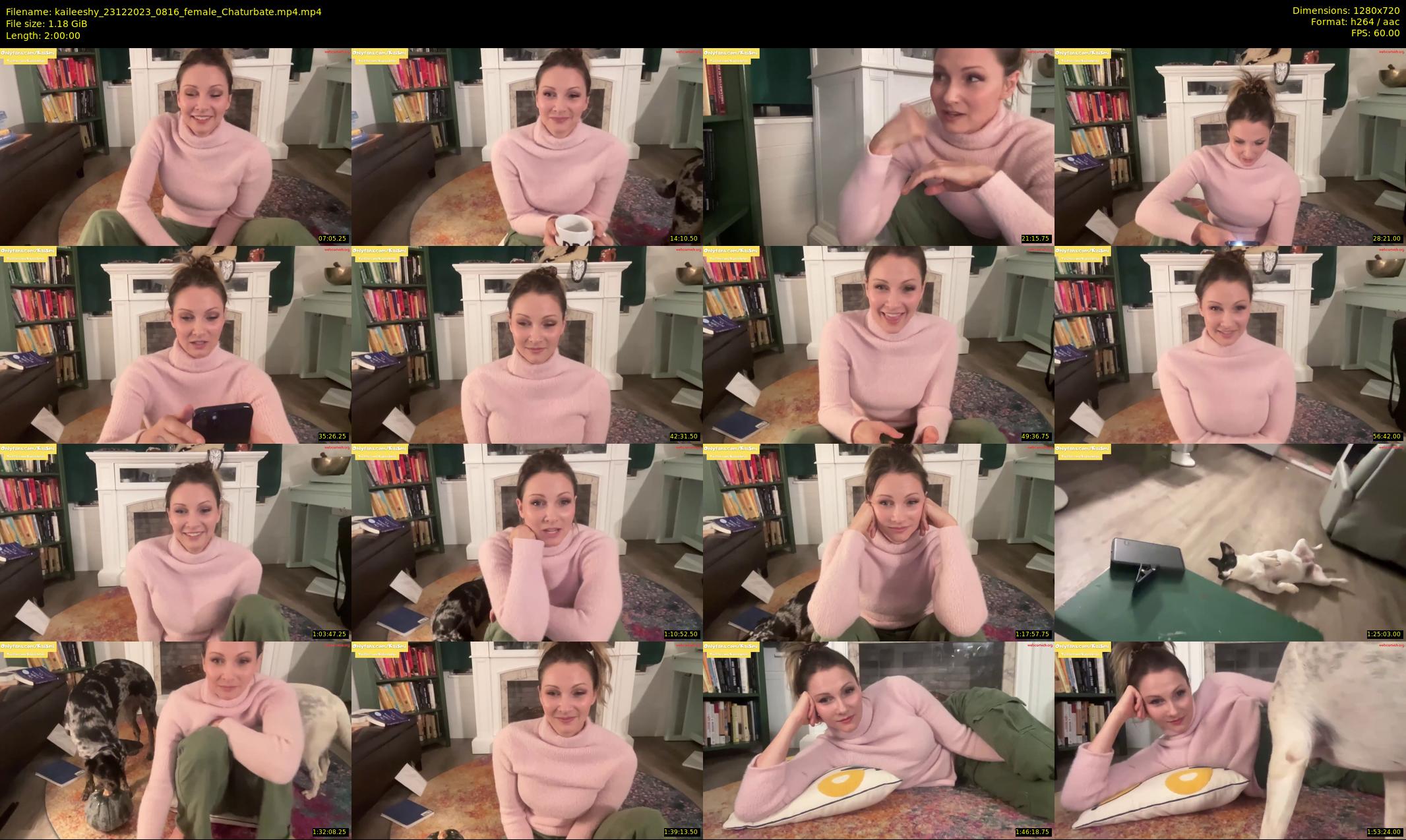 kaileeshy — 120 minute Chaturbate female cam show recording, 720p, Dec 23, 2023