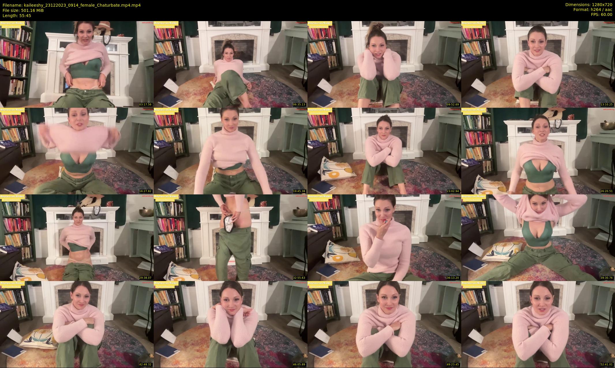 kaileeshy — 56 minute Chaturbate female cam show recording, 720p, Dec 23, 2023