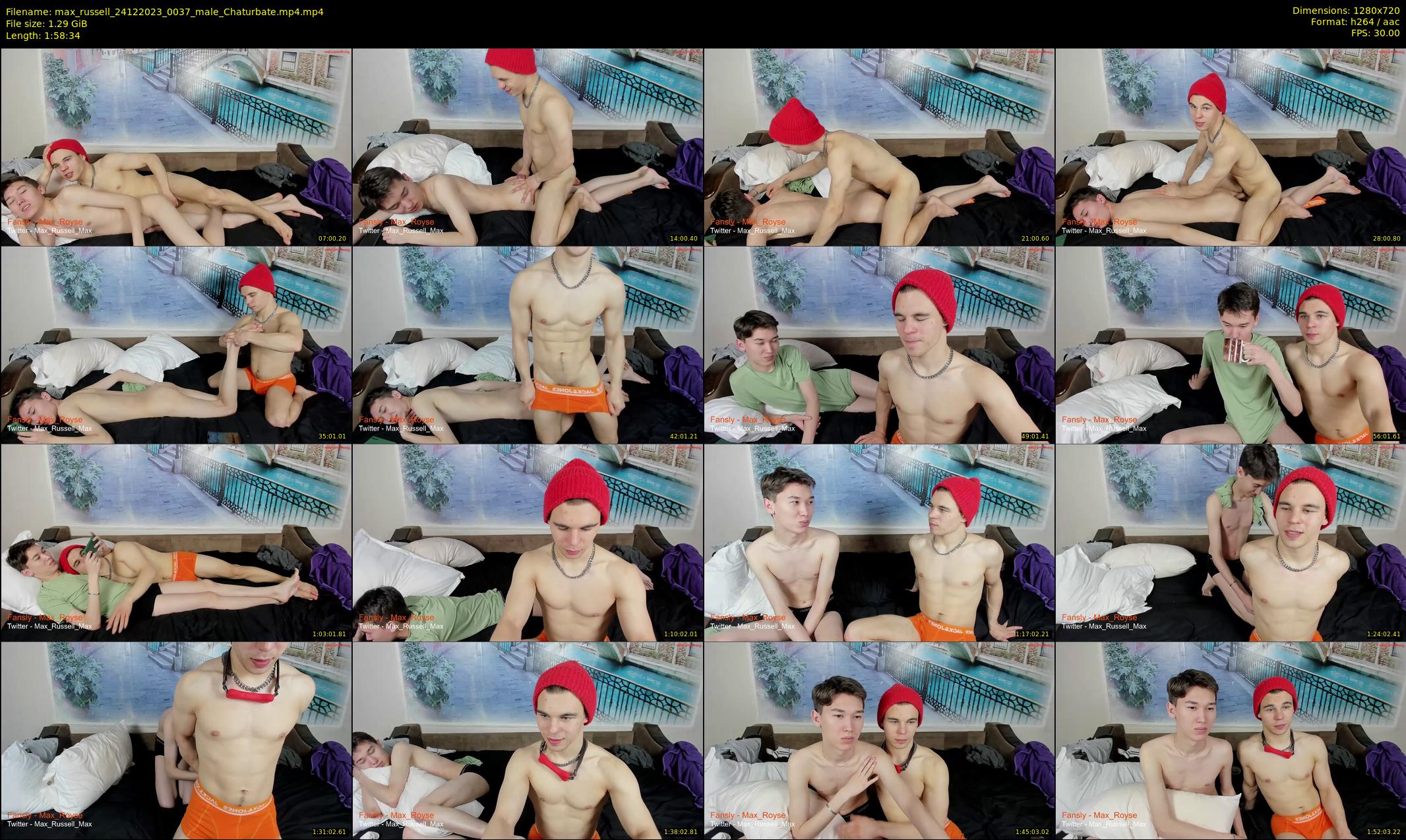 max_russell — 119 minute Chaturbate male cam show recording, 720p, Dec 24, 2023
