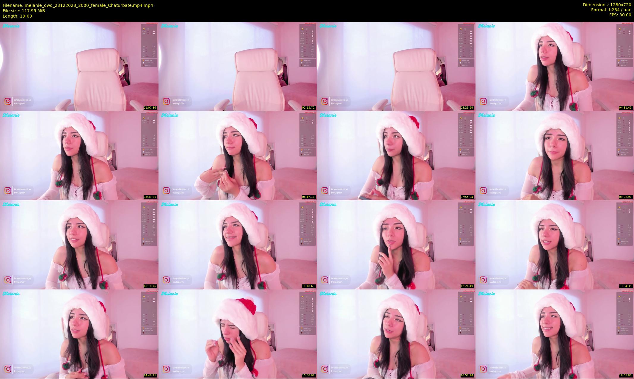 melanie_owo — 20 minute Chaturbate female cam show recording, 720p, Dec 23, 2023