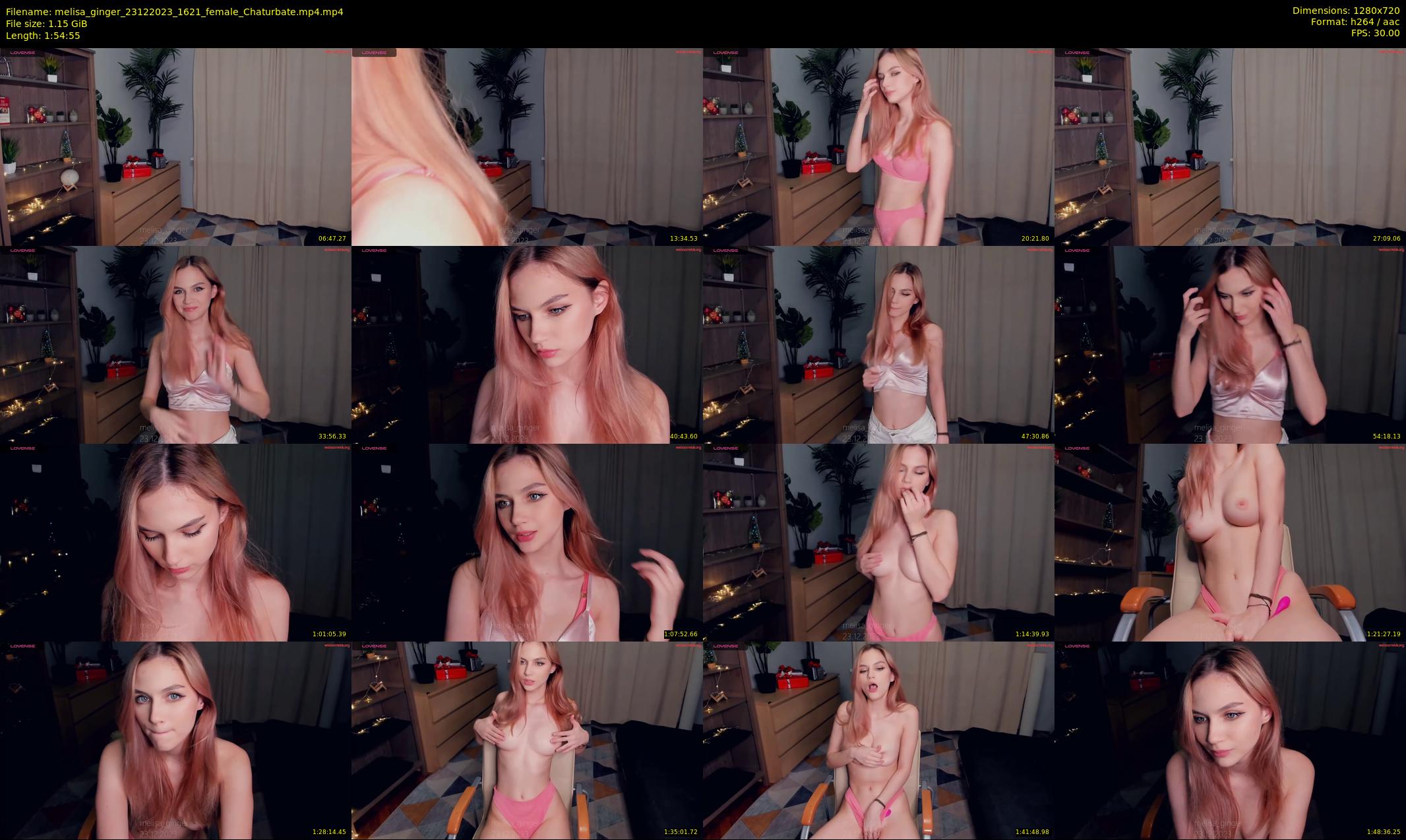 melisa_ginger — 115 minute Chaturbate female cam show recording, 720p, Dec 23, 2023