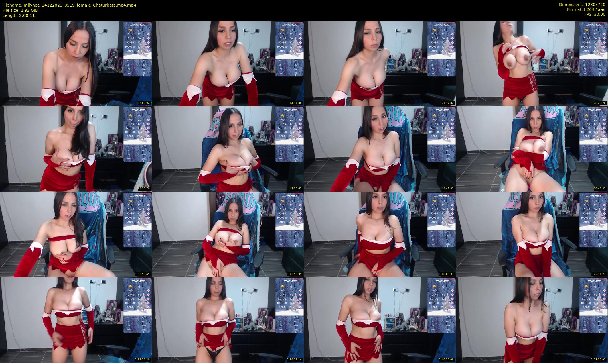 milynee — 121 minute Chaturbate female cam show recording, 720p, Dec 24, 2023