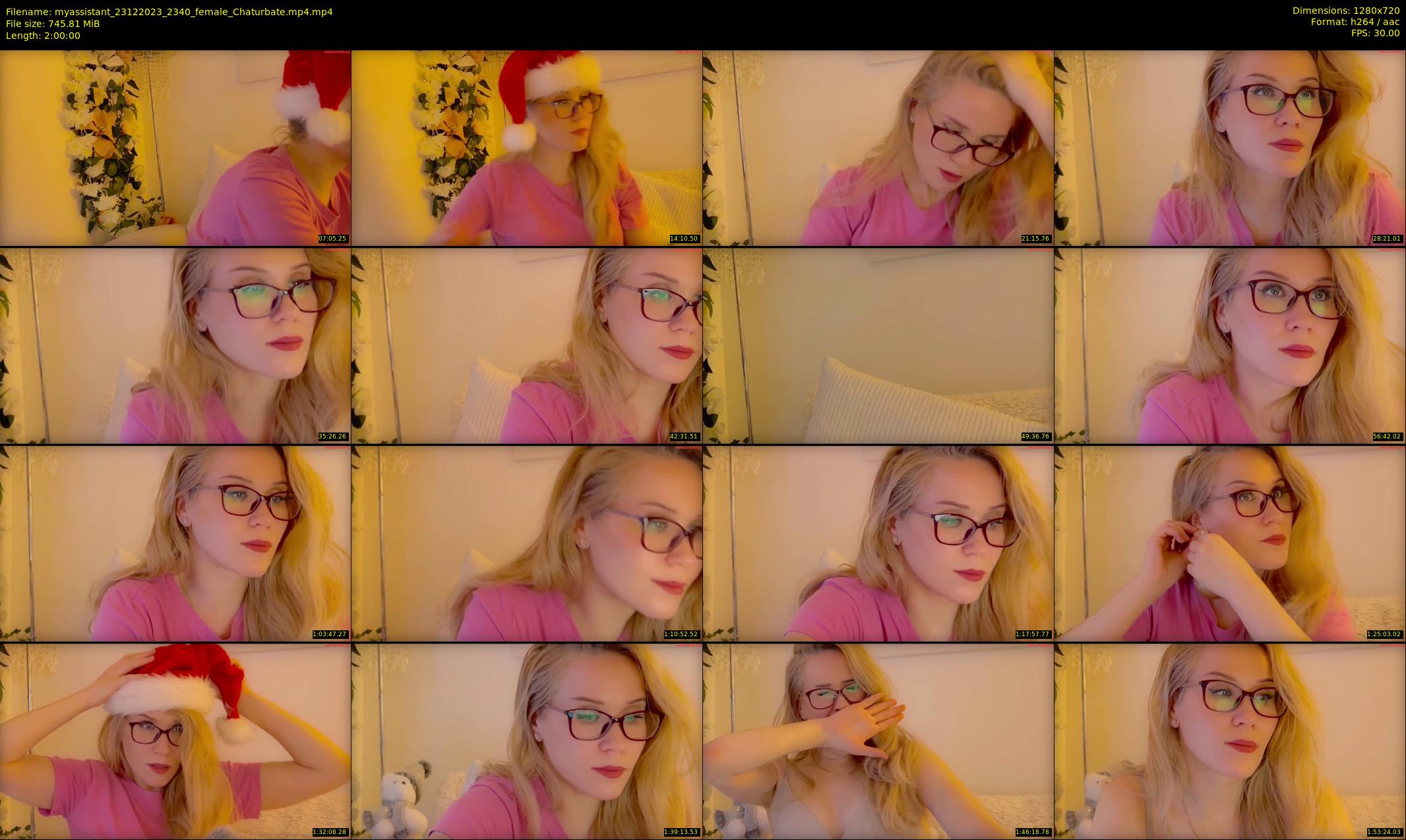 myassistant — 120 minute Chaturbate female cam show recording, 720p, Dec 23, 2023