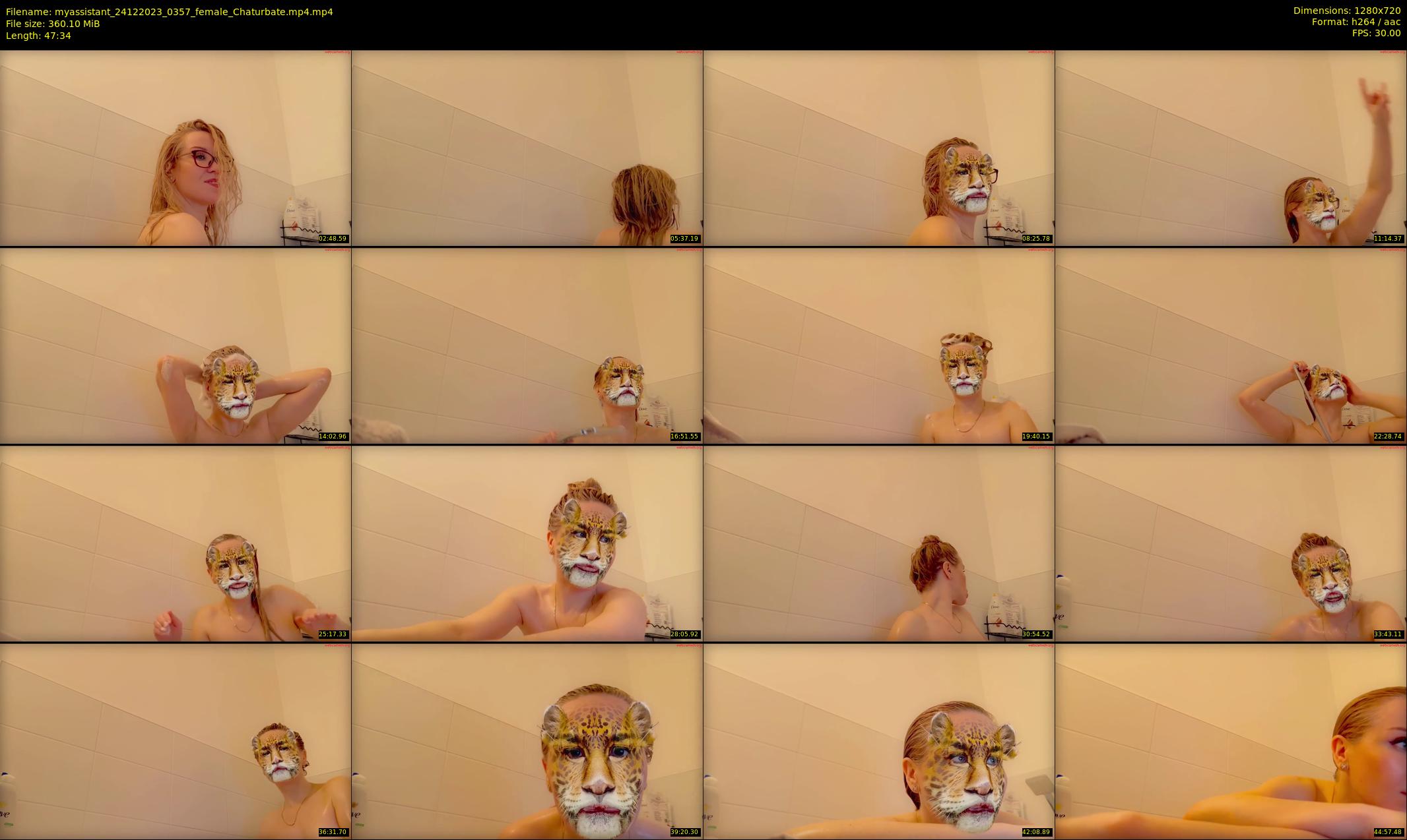myassistant — 48 minute Chaturbate female cam show recording, 720p, Dec 24, 2023
