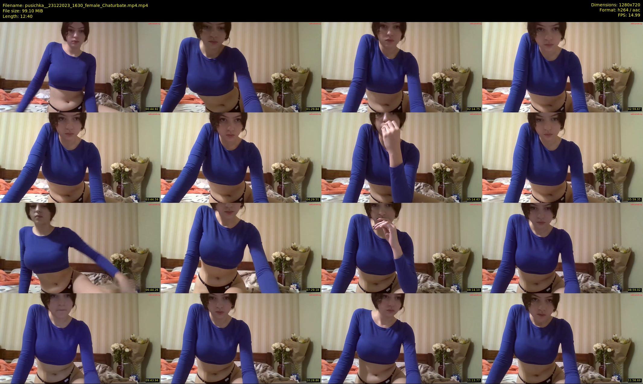 pusichka_ — 13 minute Chaturbate female cam show recording, 720p, Dec 23, 2023