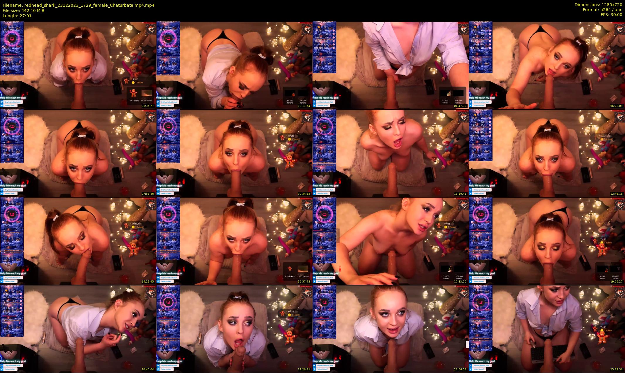 redhead_shark — 28 minute Chaturbate female cam show recording, 720p, Dec 23, 2023