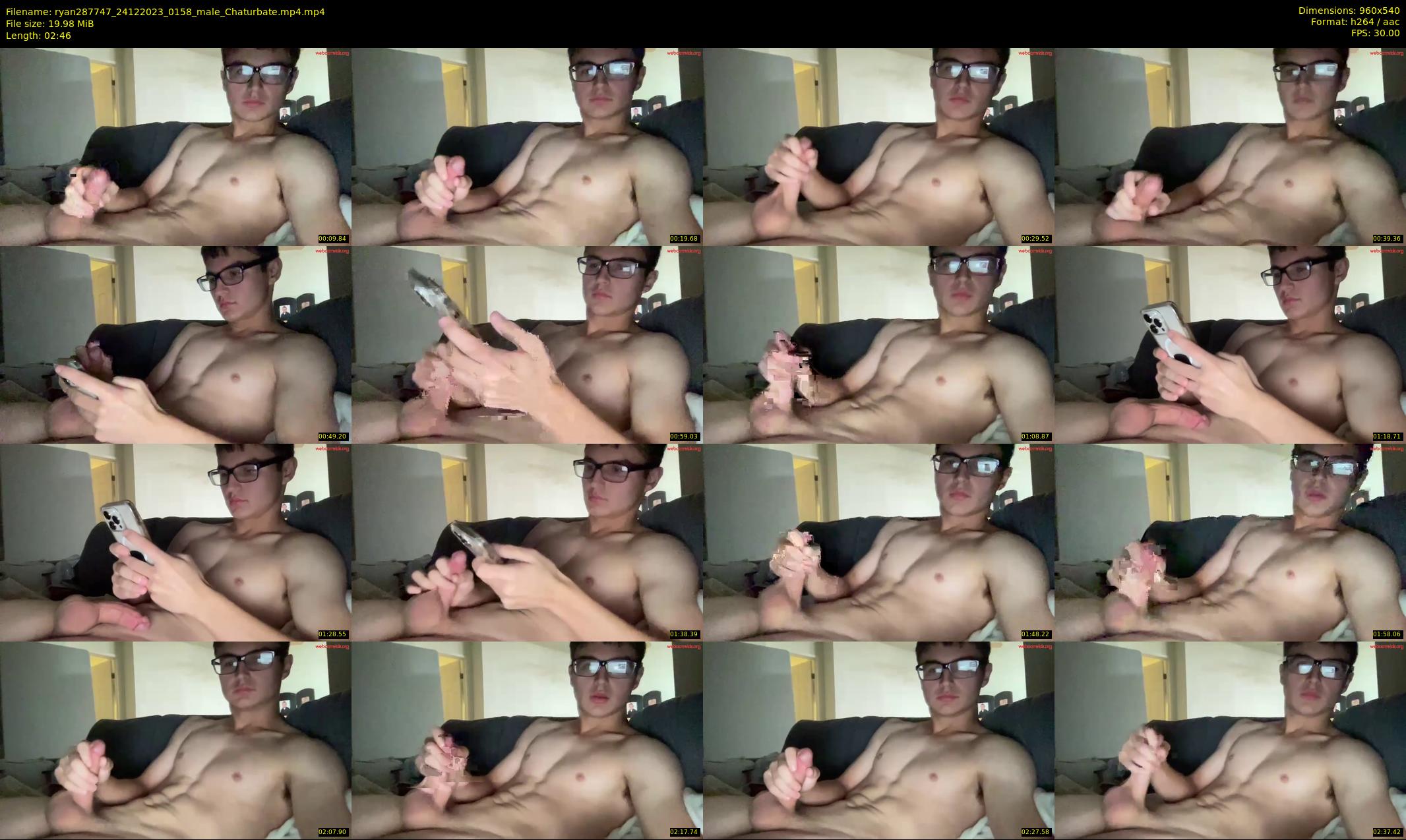 ryan287747 — 3 minute Chaturbate male cam show recording, 480p, Dec 24, 2023