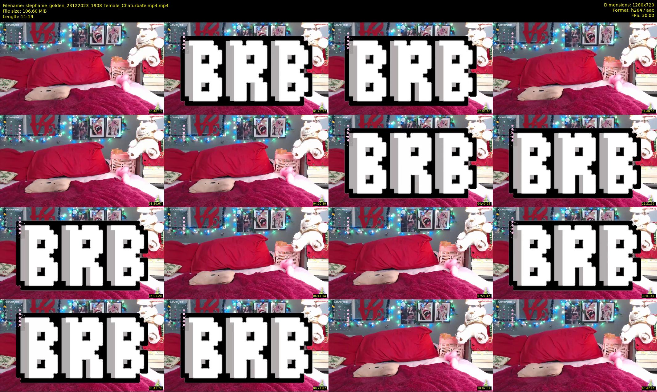 stephanie_golden — 12 minute Chaturbate female cam show recording, 720p, Dec 23, 2023