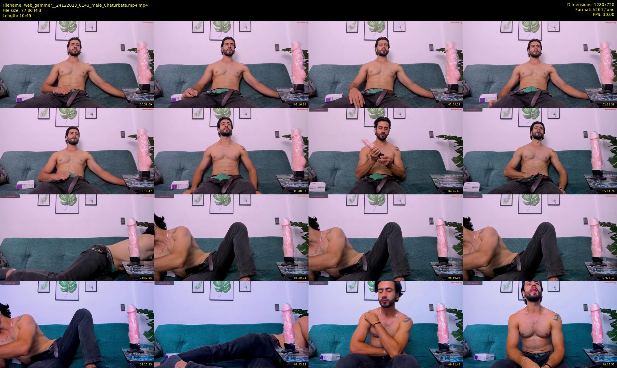 web_gammer_ — 11 minute Chaturbate male cam show recording, 720p, Dec 24, 2023