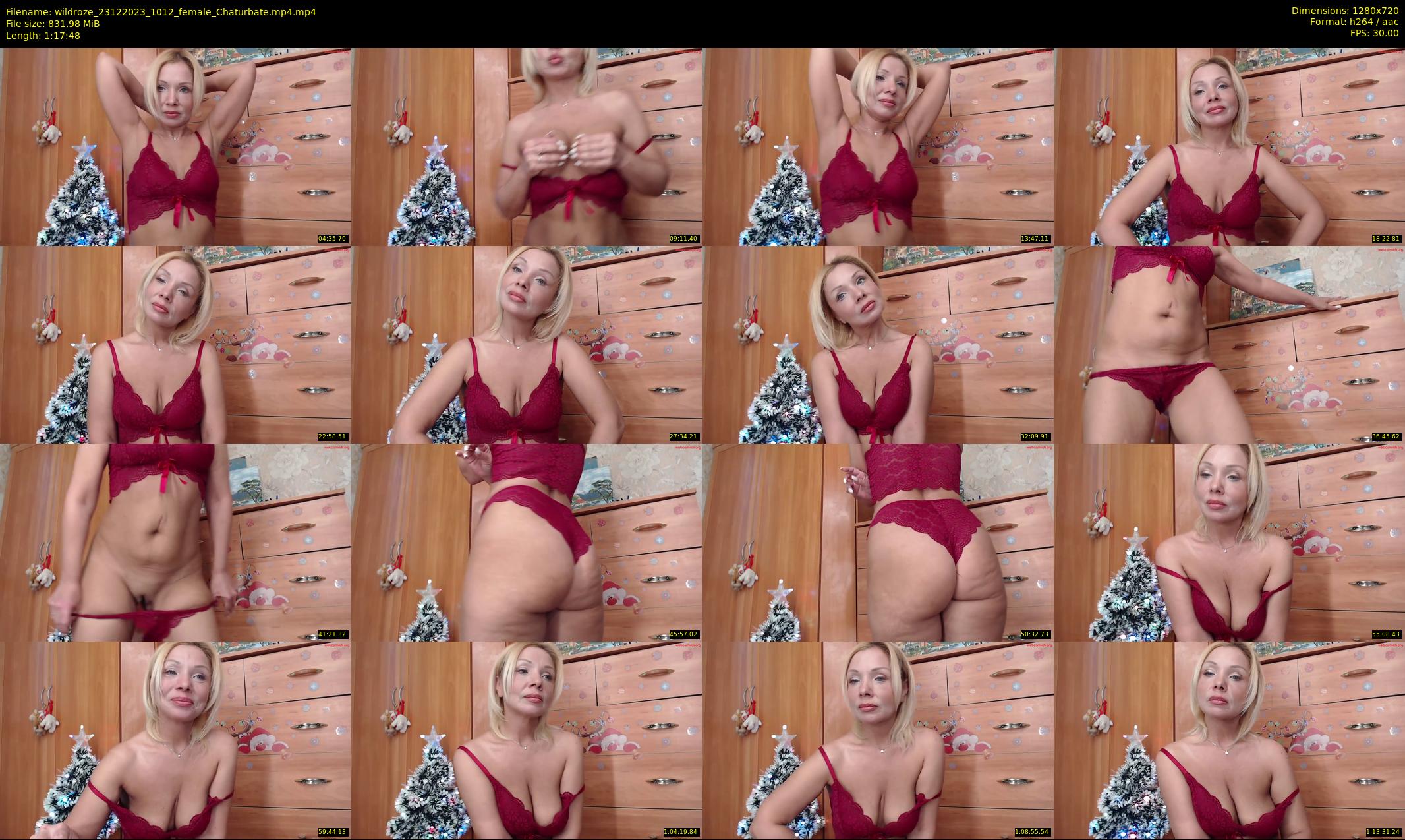 wildroze — 78 minute Chaturbate female cam show recording, 720p, Dec 23, 2023