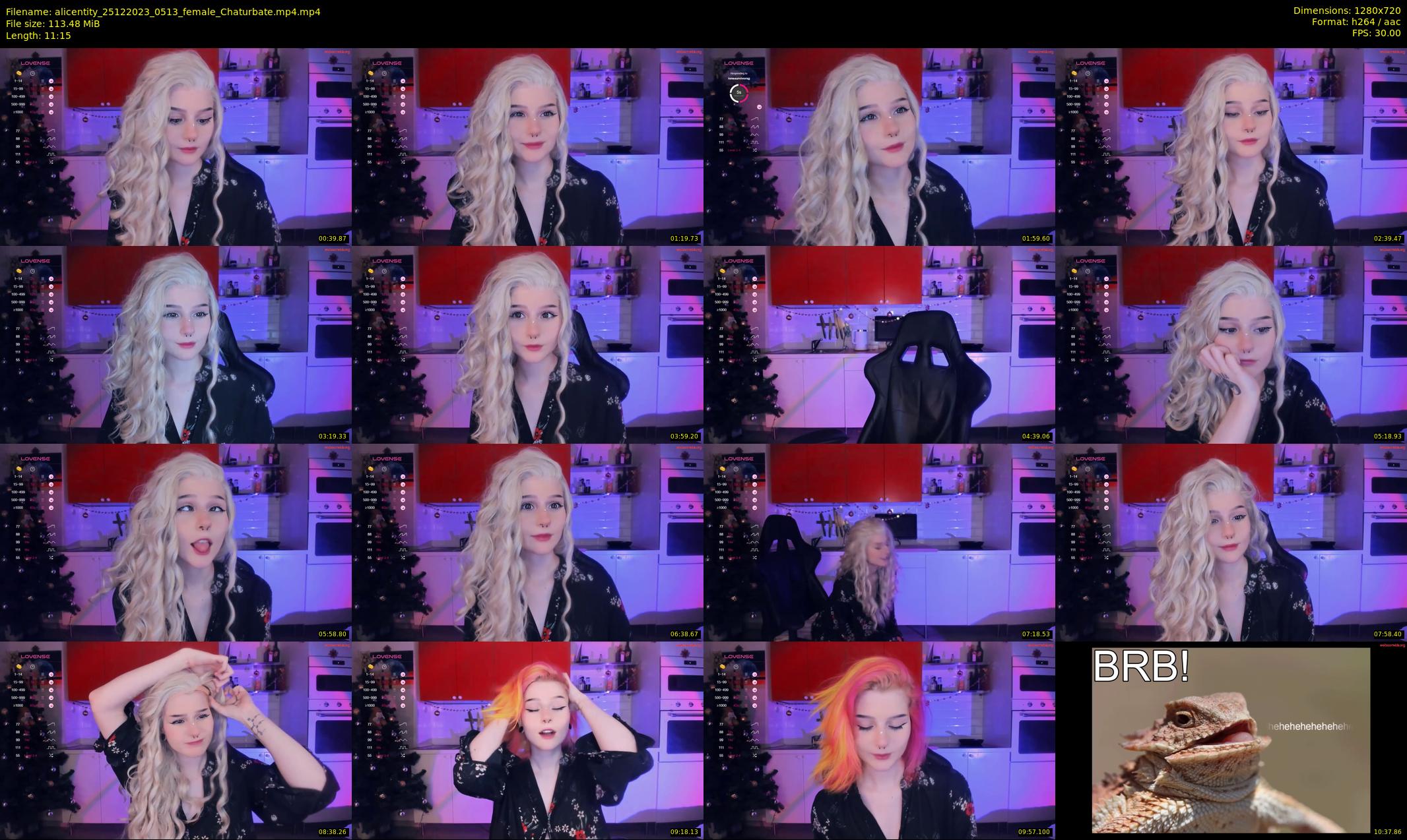 alicentity — 12 minute Chaturbate female cam show recording, 720p, Dec 25, 2023