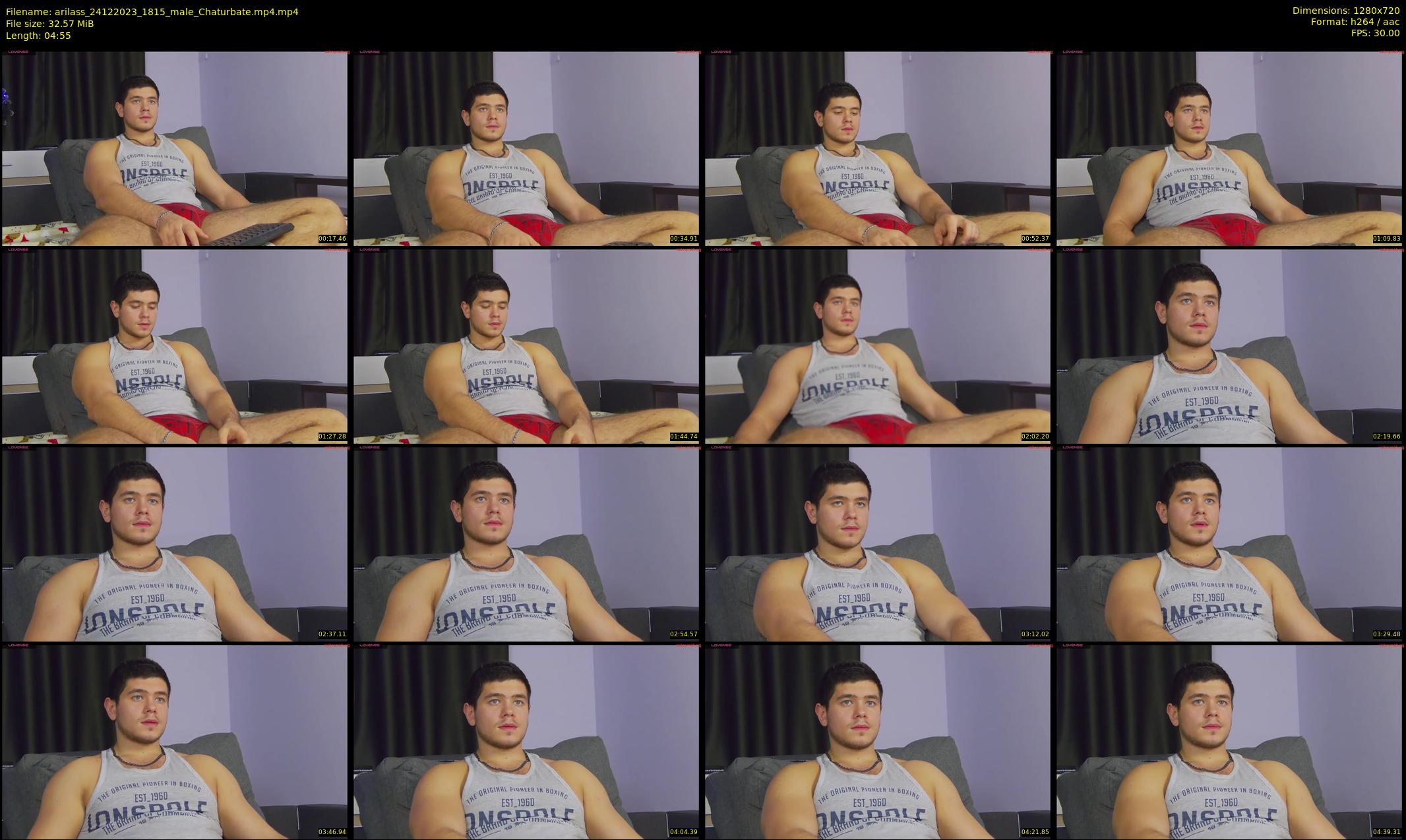 arilass — 5 minute Chaturbate male cam show recording, 720p, Dec 24, 2023