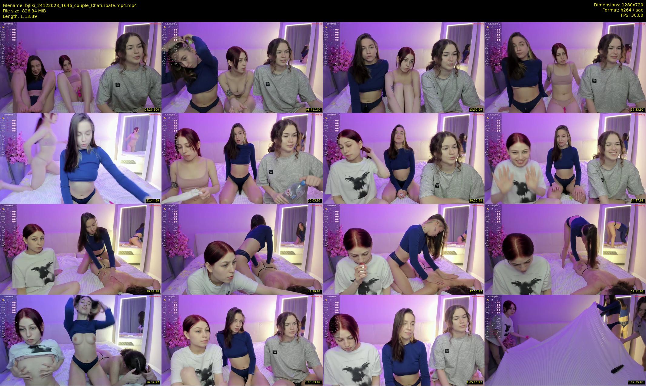 bjliki — 74 minute Chaturbate couple cam show recording, 720p, Dec 24, 2023