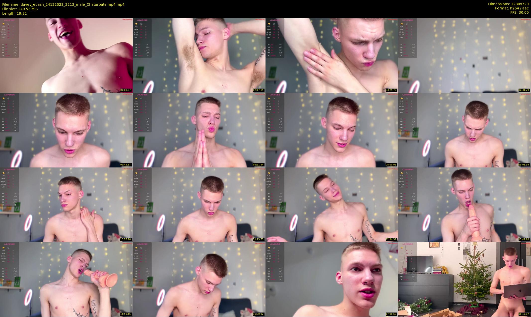 davey_ebash — 20 minute Chaturbate male cam show recording, 720p, Dec 24, 2023