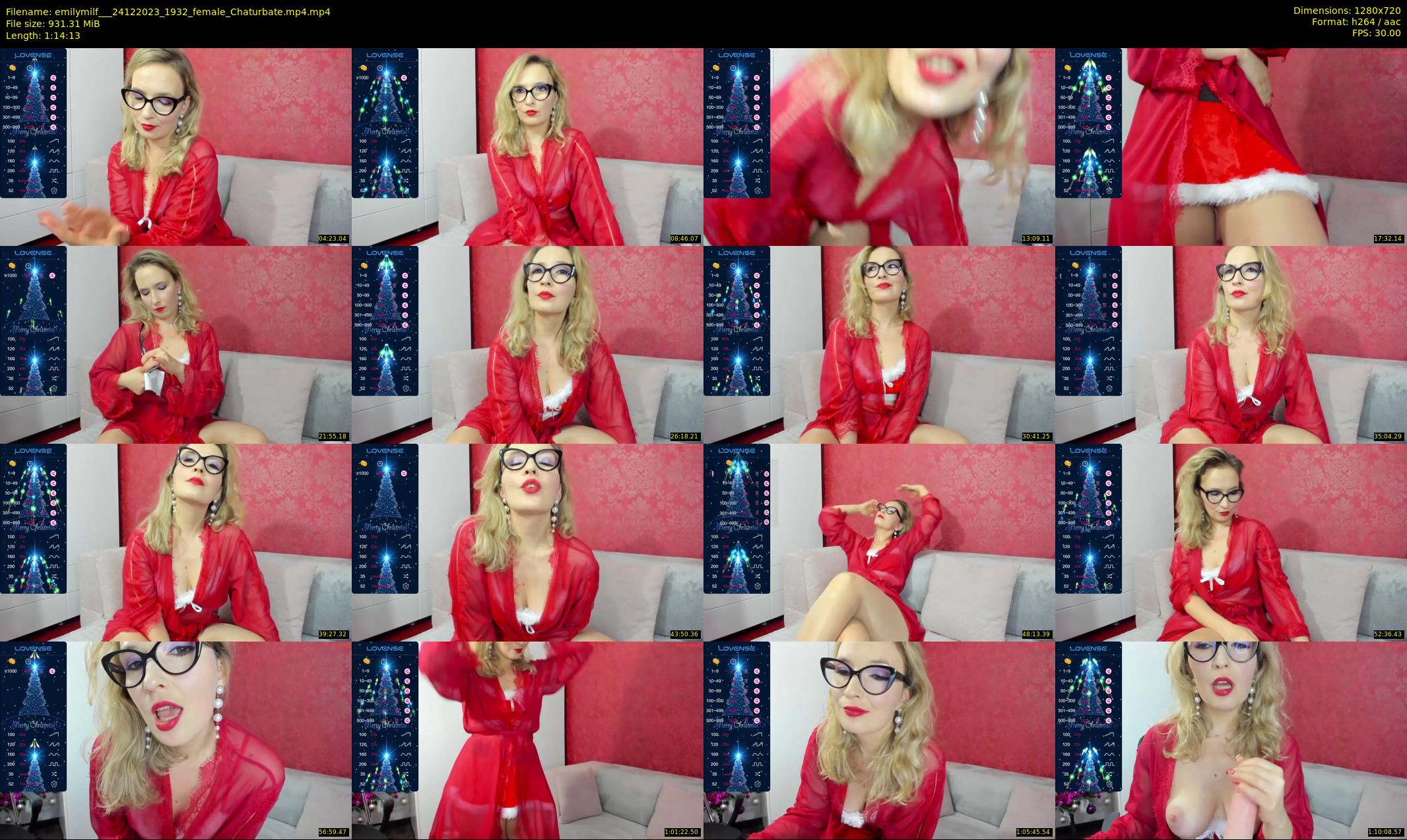 emilymilf__ — 75 minute Chaturbate female cam show recording, 720p, Dec 24, 2023