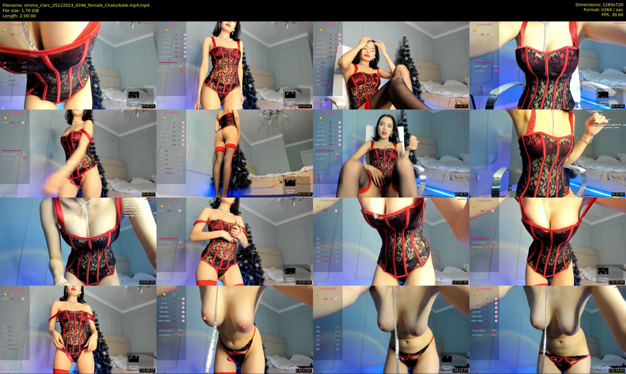emma_clarc — 120 minute Chaturbate female cam show recording, 720p, Dec 25, 2023