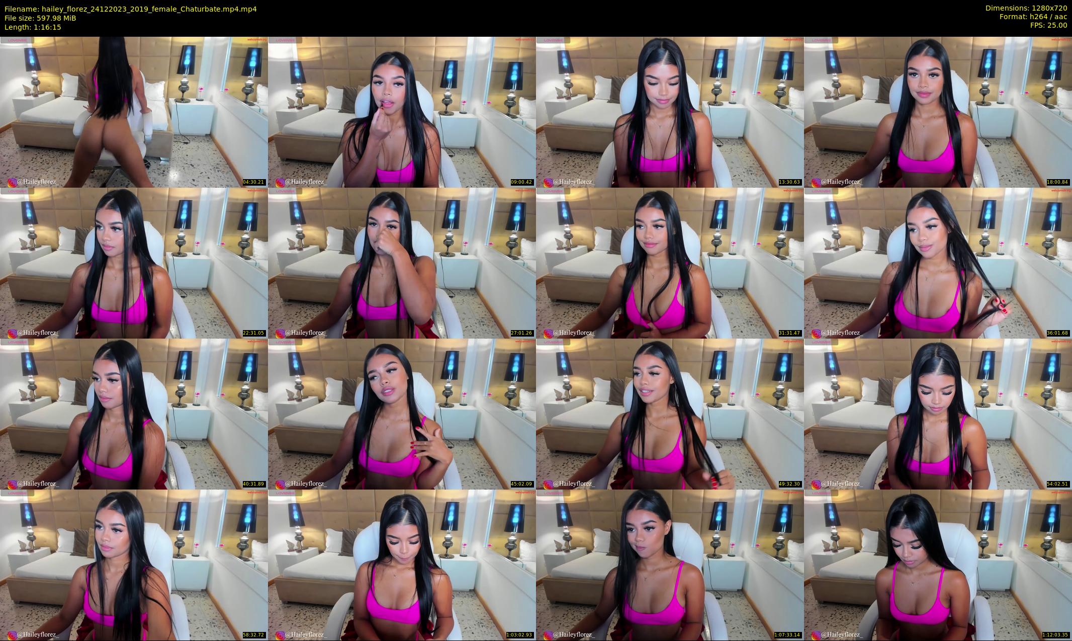 hailey_florez — 77 minute Chaturbate female cam show recording, 720p, Dec 24, 2023